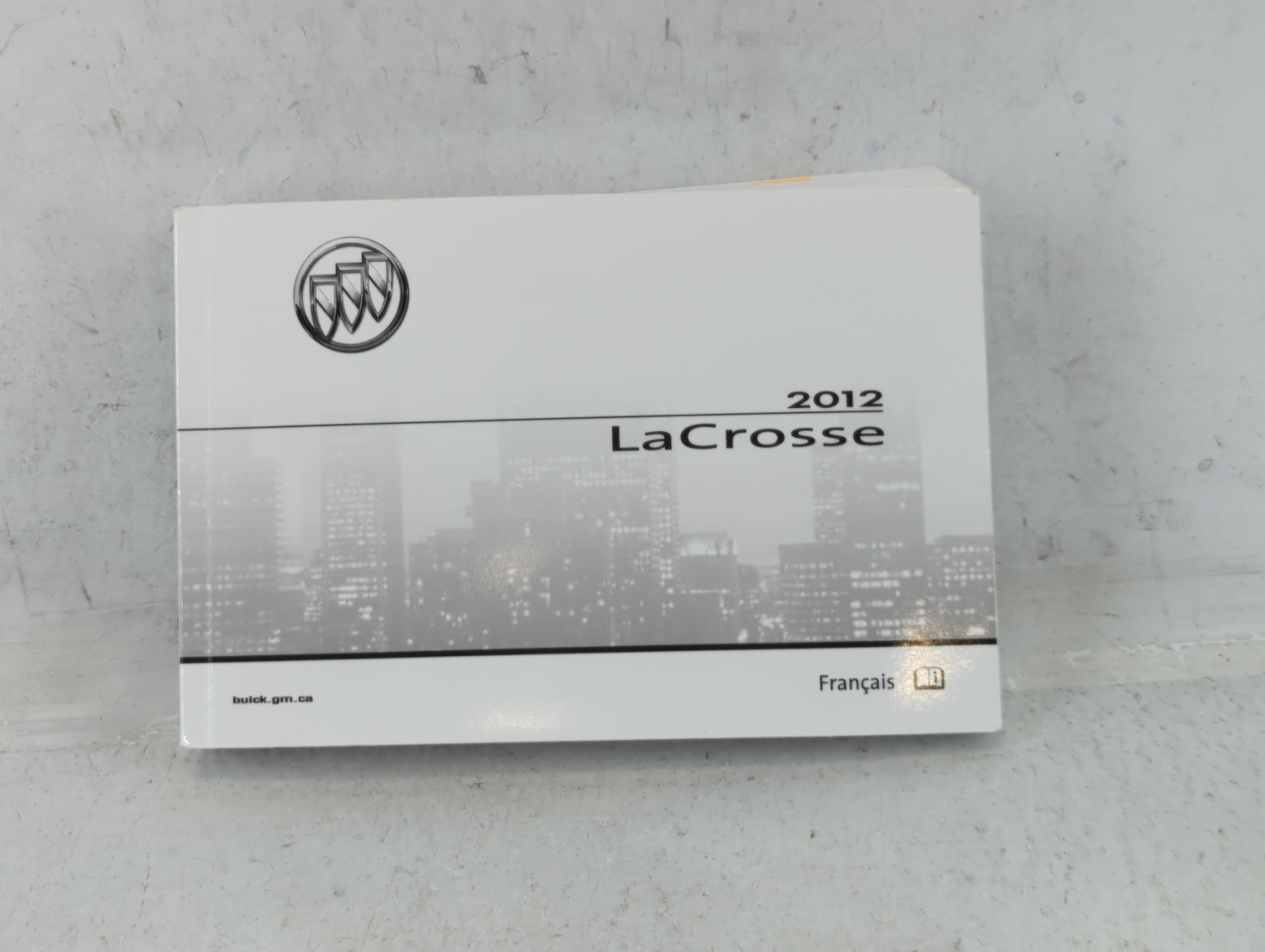 2012 Buick Lacrosse Owners Manual Book Guide 692431 - Oemusedautoparts1.com