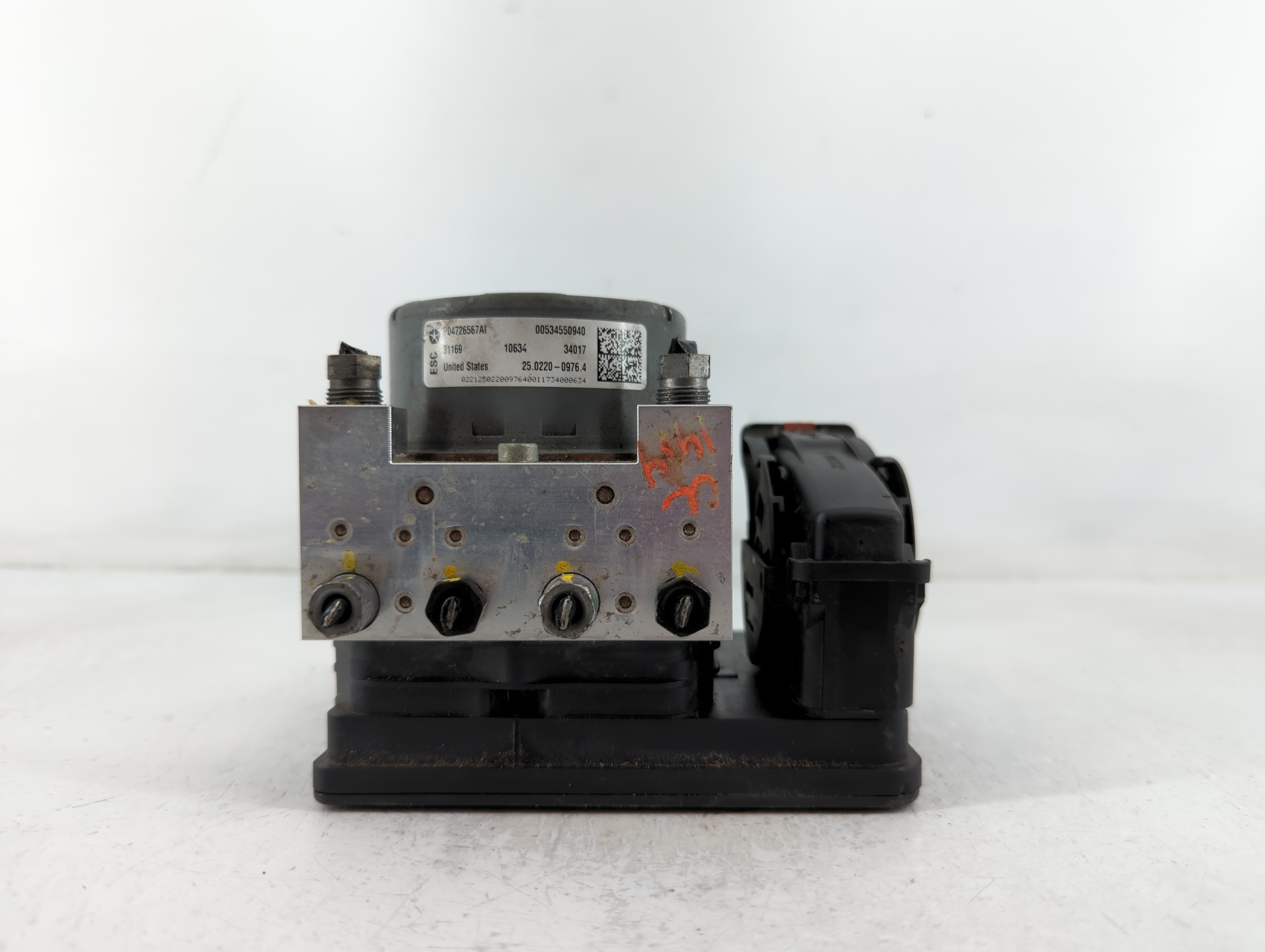 2018 Jeep Compass Abs Pump Control Module 693588 - Oemusedautoparts1.com
