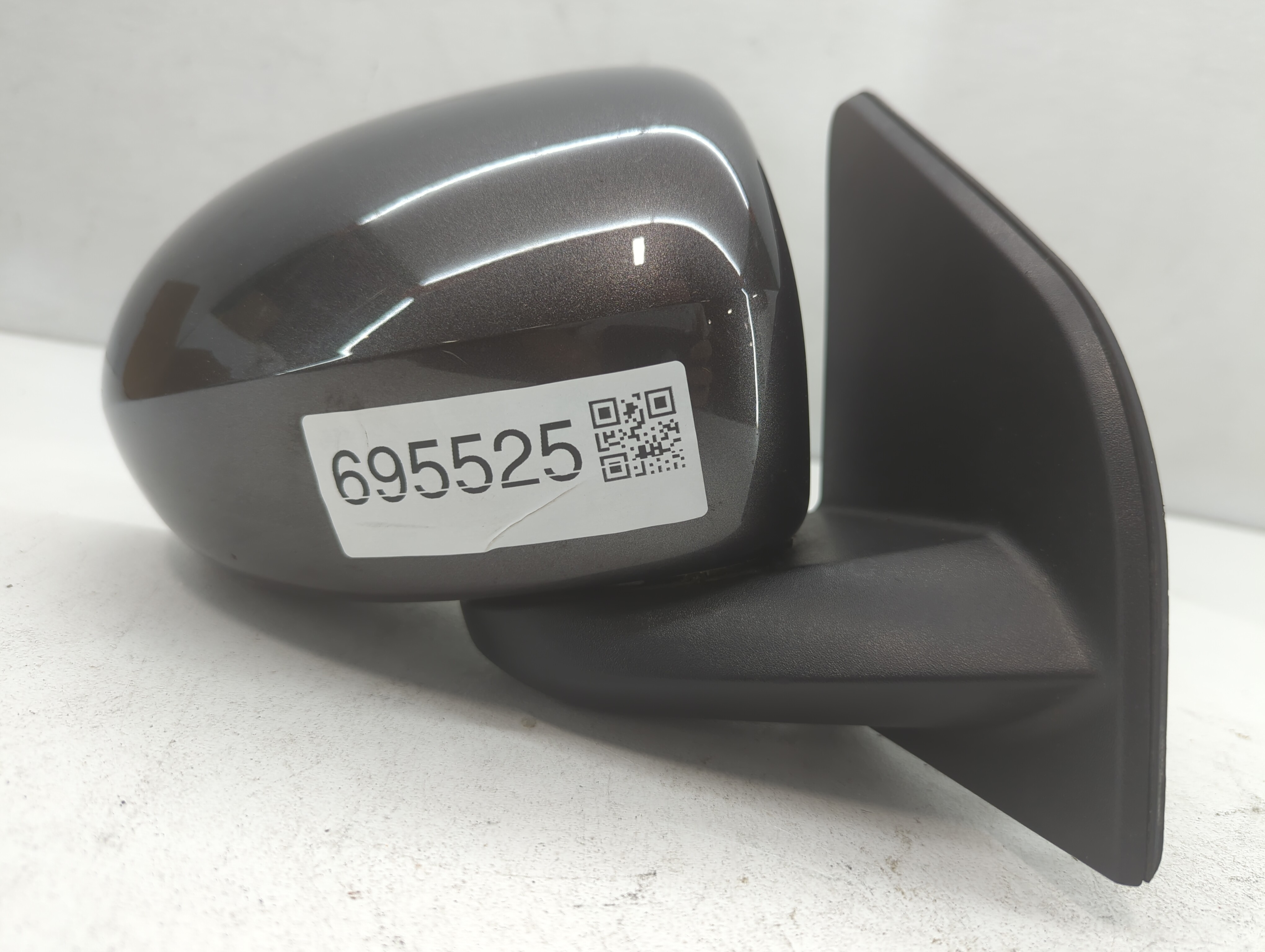 2016 Jeep Compass Passenger Right Side View Power Door Mirror Dark Grey 695525 - Oemusedautoparts1.com