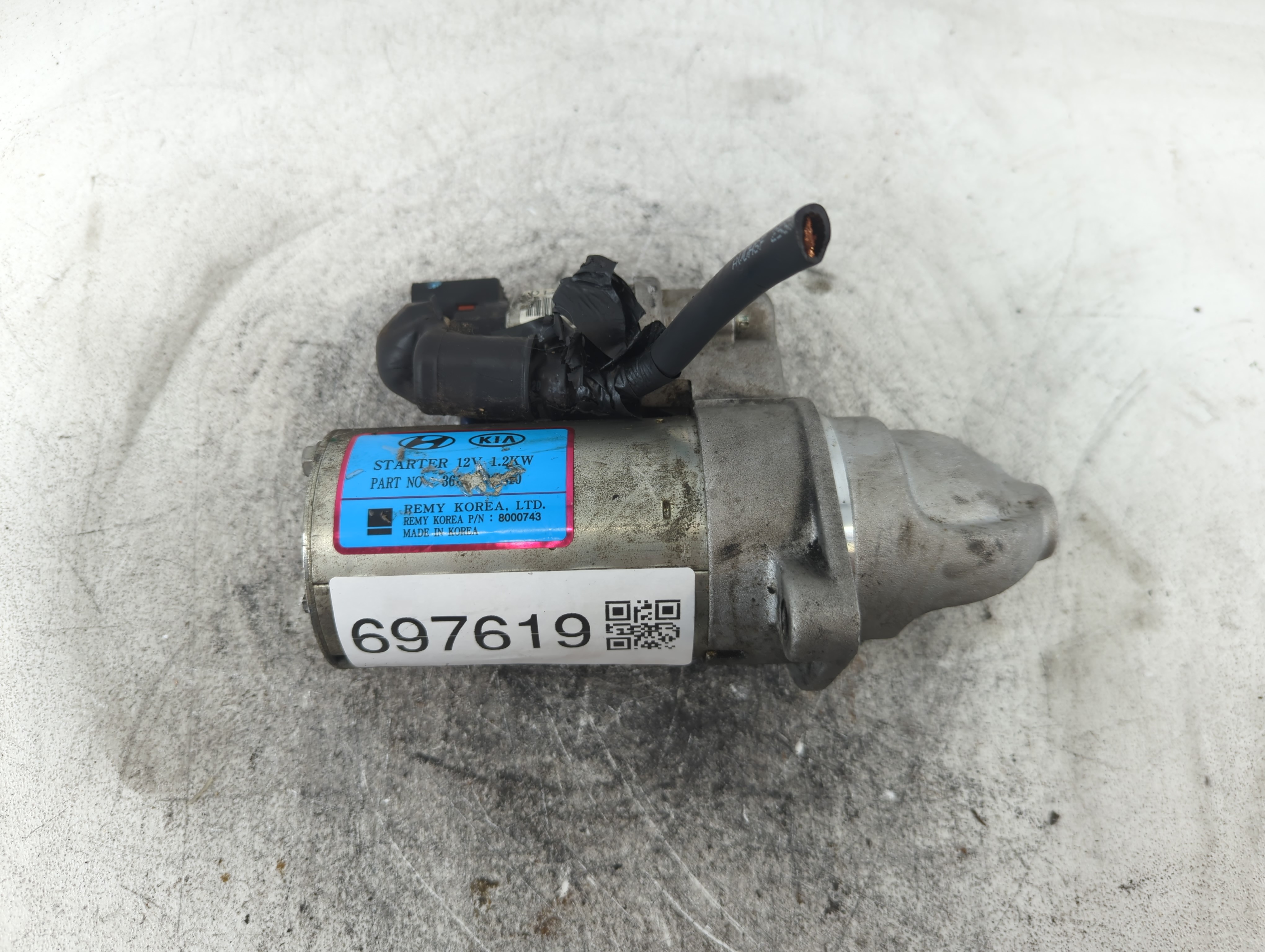 2017-2018 Hyundai Santa Fe Car Starter Motor Solenoid Oem 697619 - Oemusedautoparts1.com