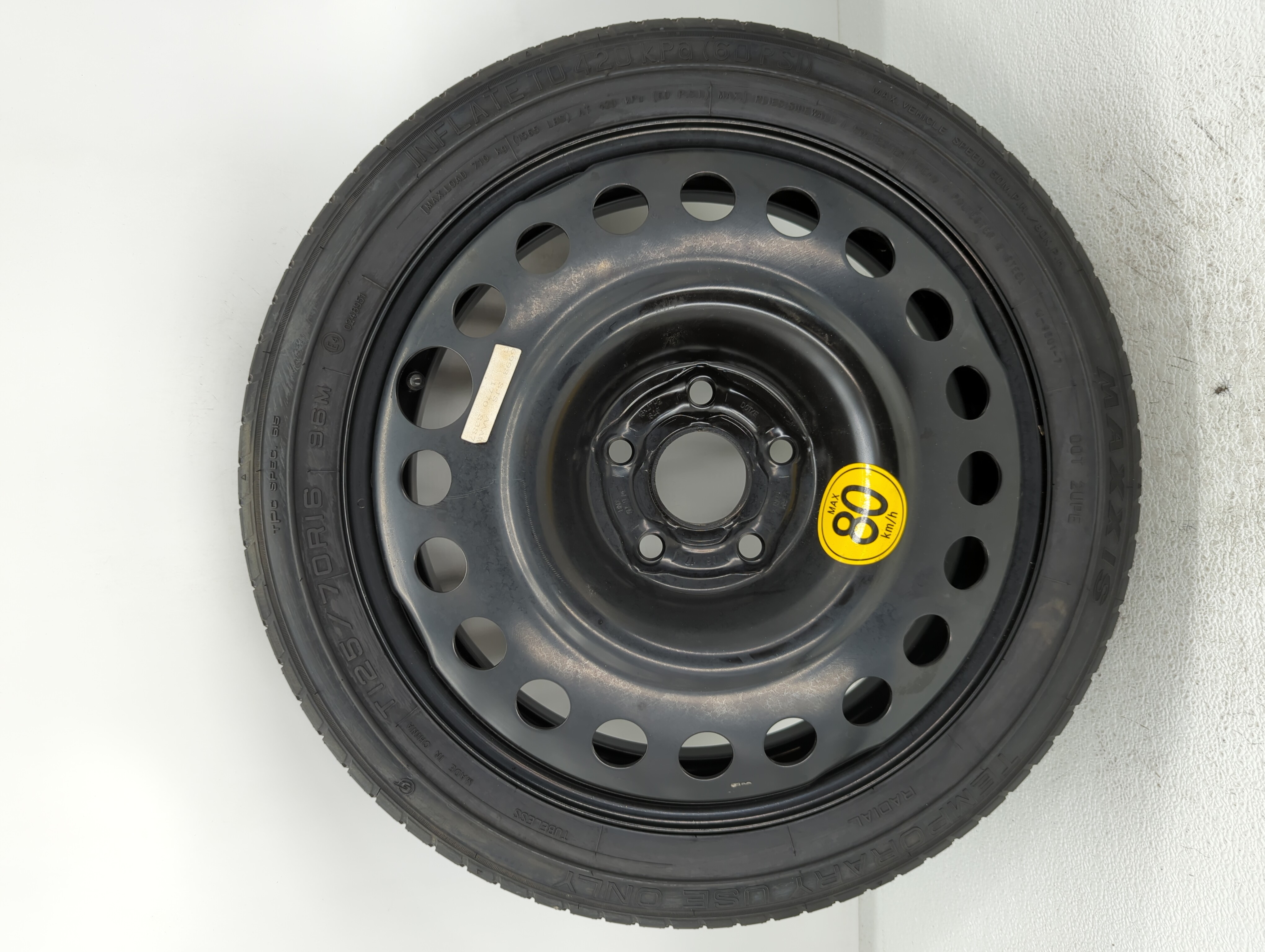 Picture of Buick Encore Spare Donut Tire Wheel Rim Oem 698991