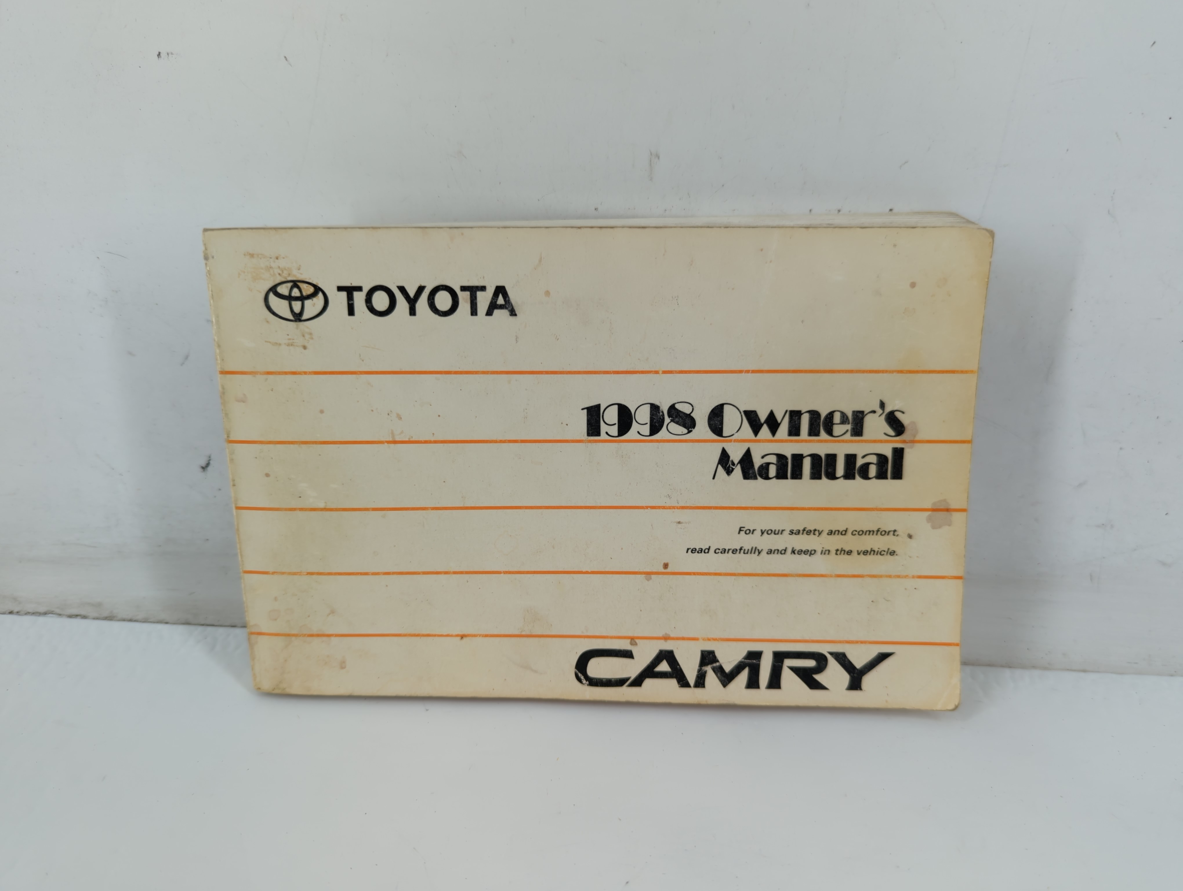 1998 Toyota Camry Owners Manual Book Guide 701519 - Oemusedautoparts1.com