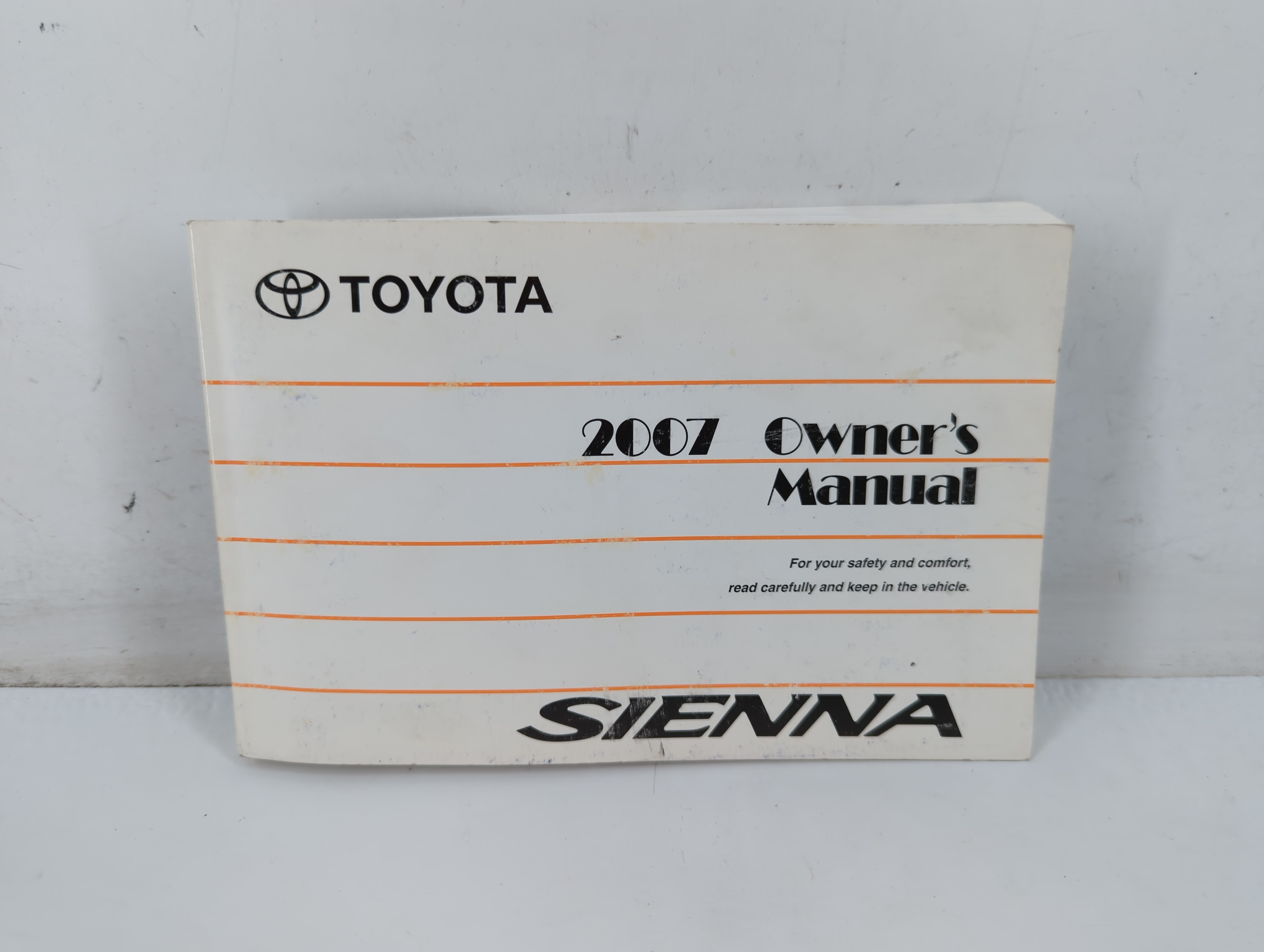 2007 Toyota Sienna Owners Manual Book Guide 702010 - Oemusedautoparts1.com