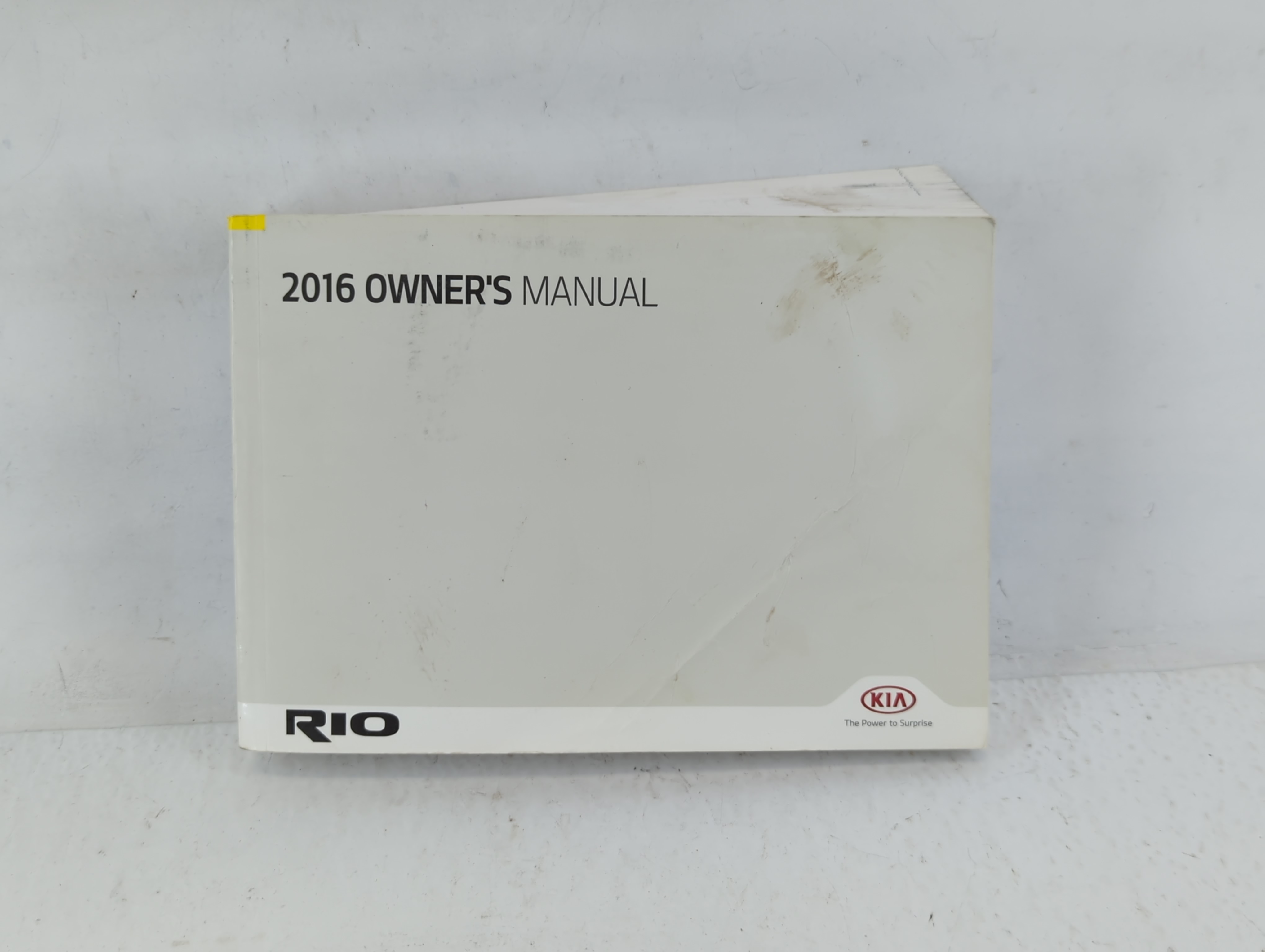 2016 Kia Rio Owners Manual Book Guide 702829 - Oemusedautoparts1.com
