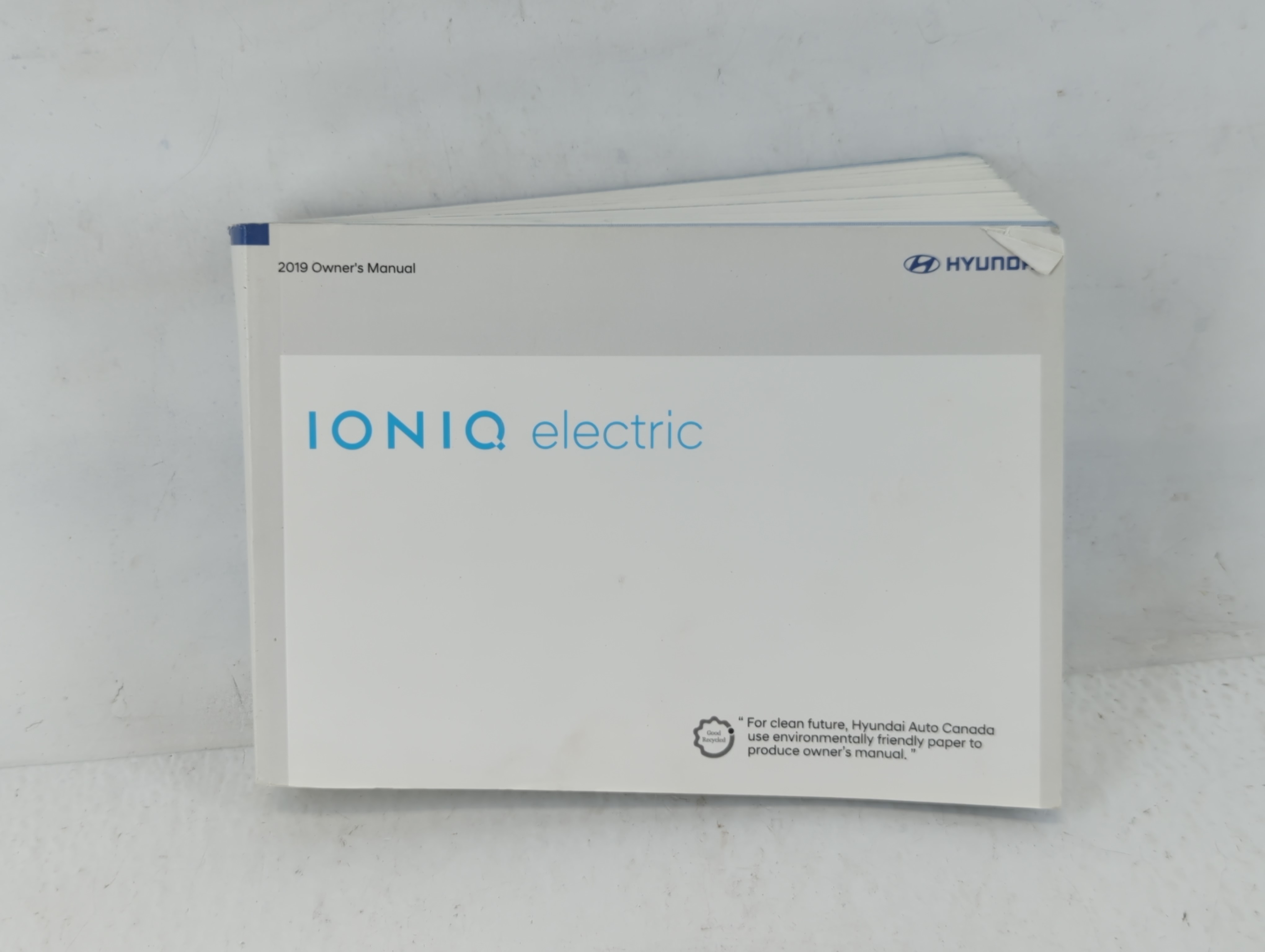 2019 Hyundai Ioniq Owners Manual Book Guide 702859 - Oemusedautoparts1.com