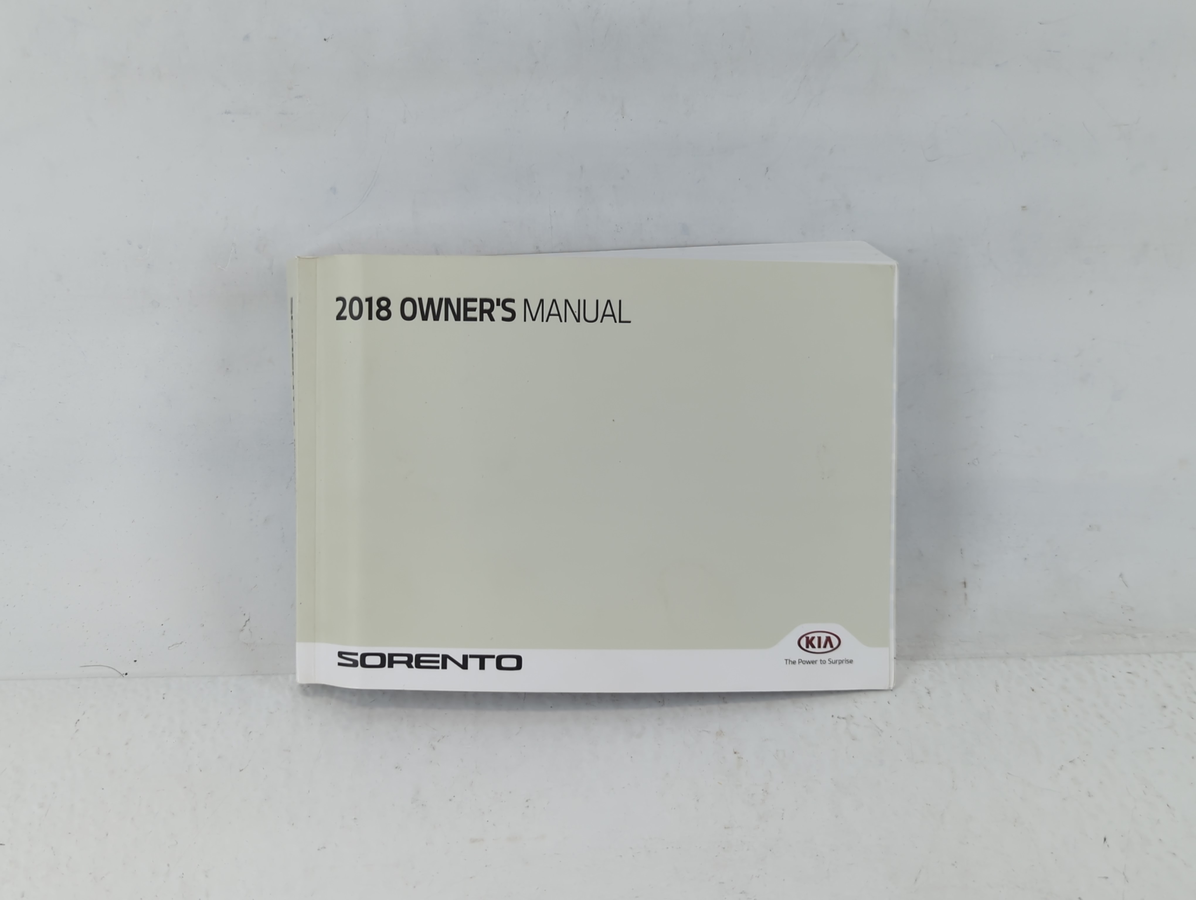 2018 Kia Sorento Owners Manual Book Guide 702863 - Oemusedautoparts1.com