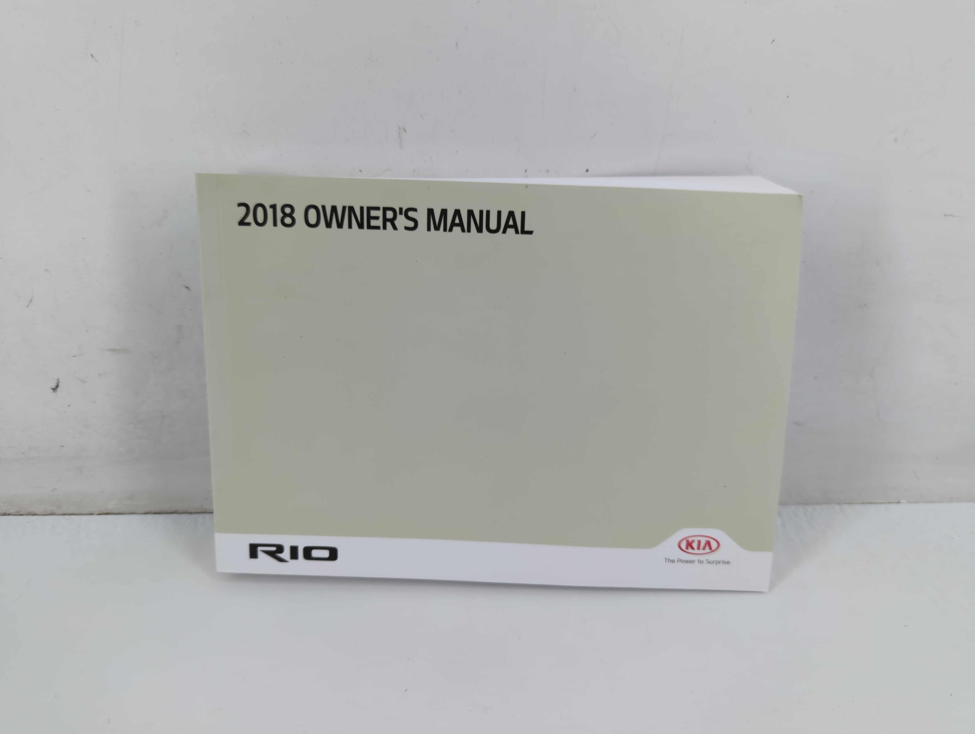 Picture of 2018 Kia Rio Owners Manual Book Guide 703263