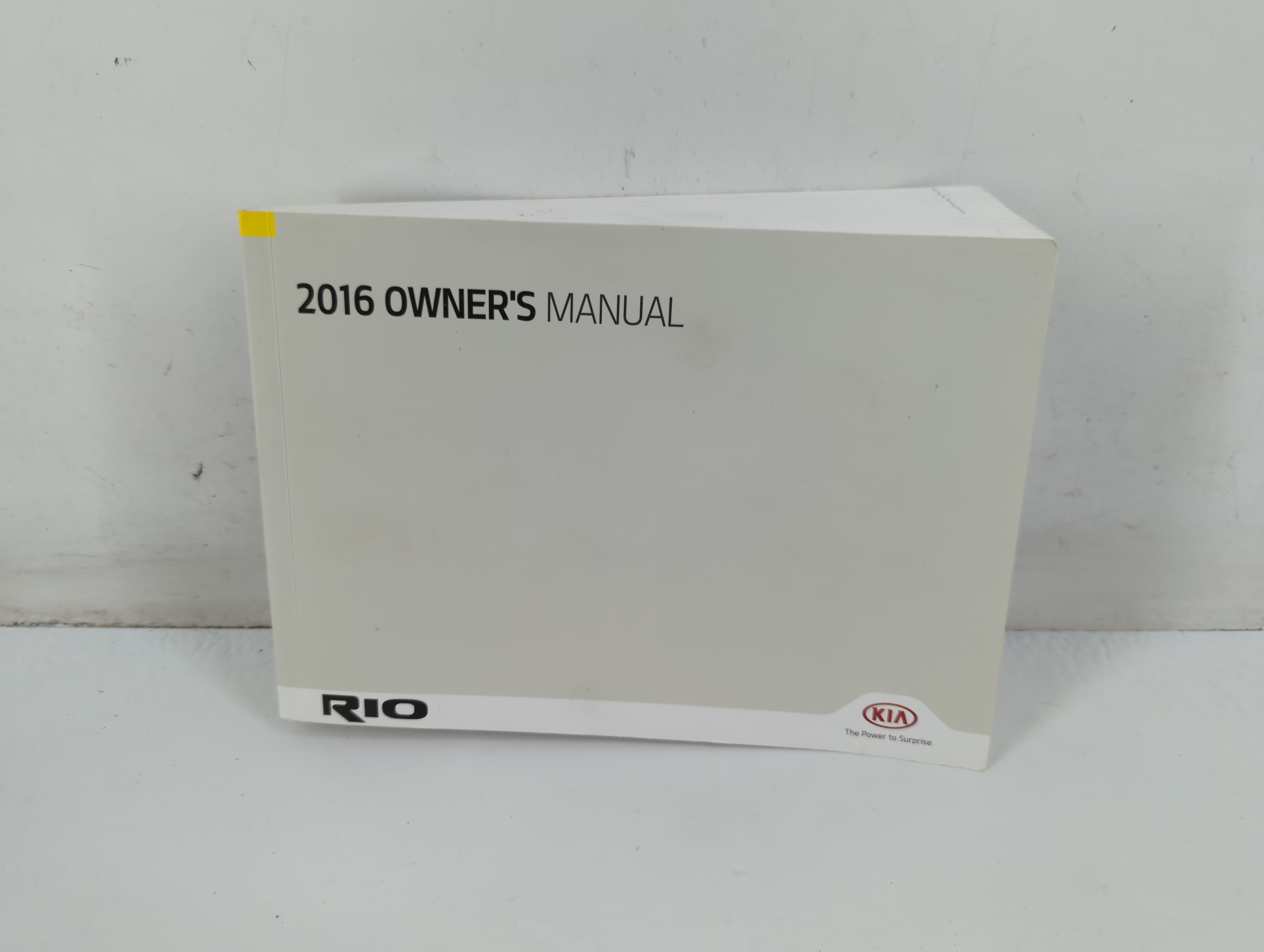 2016 Kia Rio Owners Manual Book Guide 703304 - Oemusedautoparts1.com