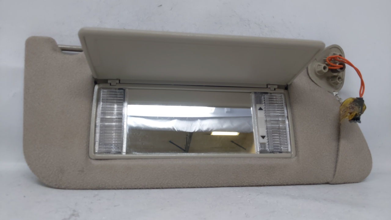 1998-2004 Cadillac Seville Passenger Right Sun Visor Sunvisor Tan 70539 - Oemusedautoparts1.com