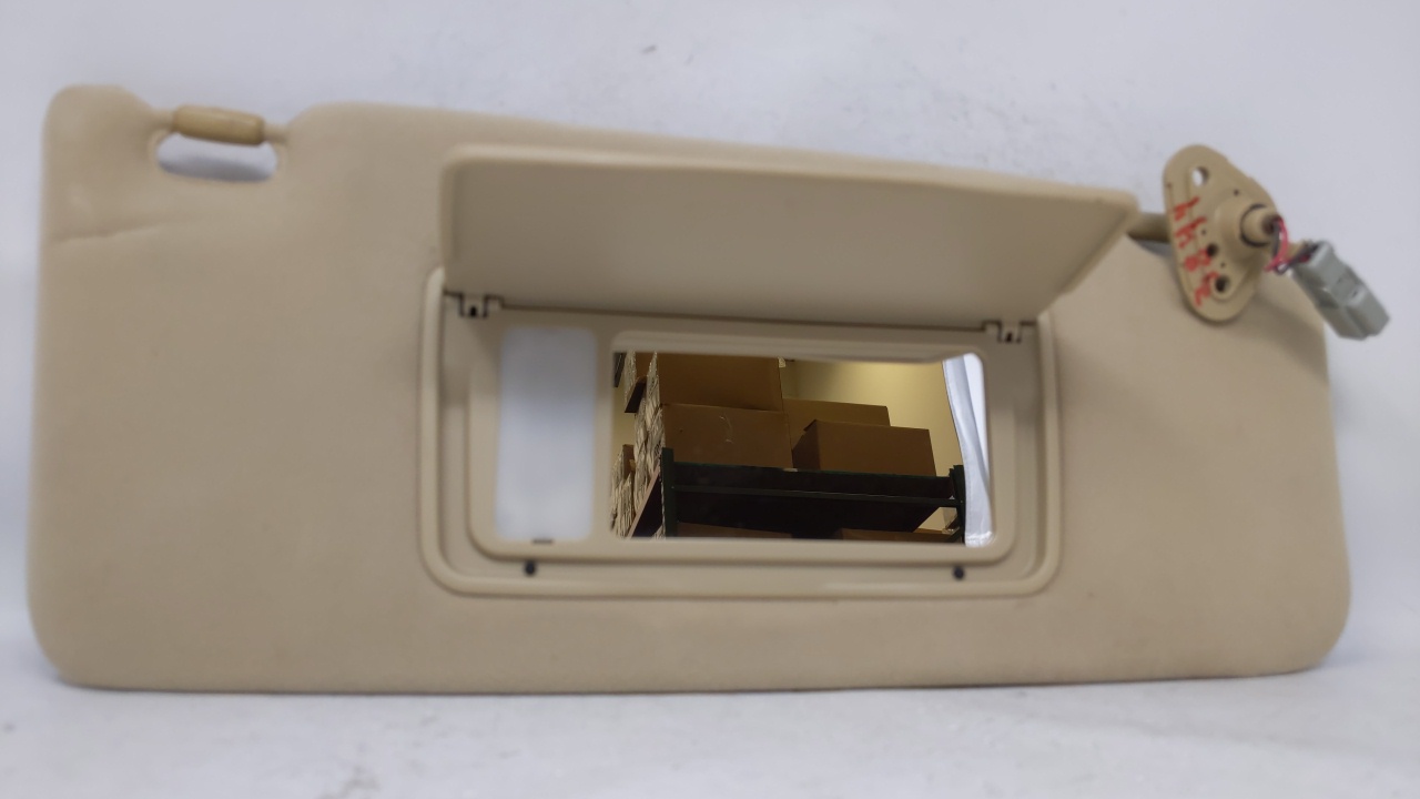 2005-2008 Acura Rl Passenger Right Sun Visor Sunvisor Tan 70567 - Oemusedautoparts1.com