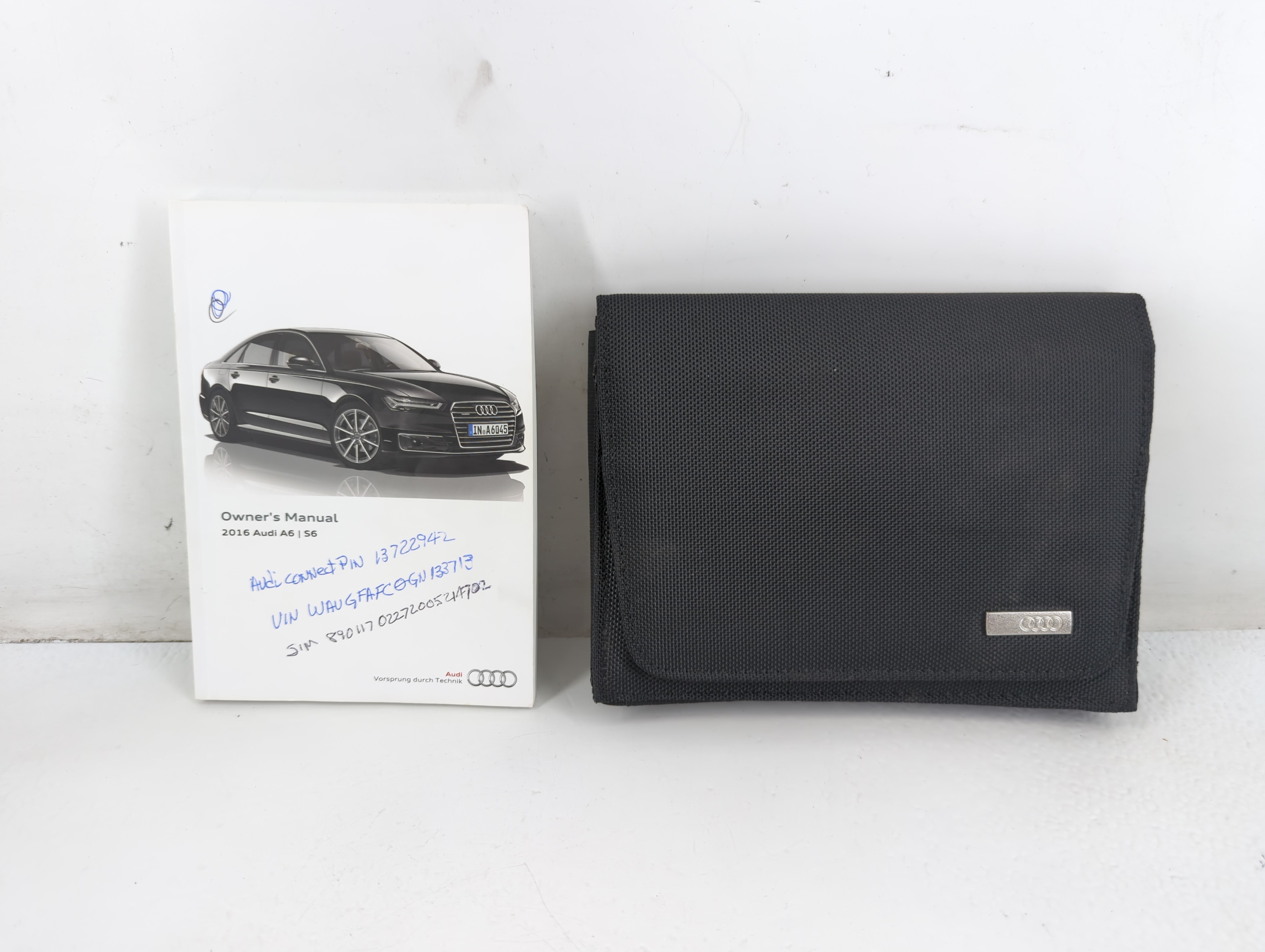 Picture of 2016 Audi A6 Owners Manual Book Guide 706048
