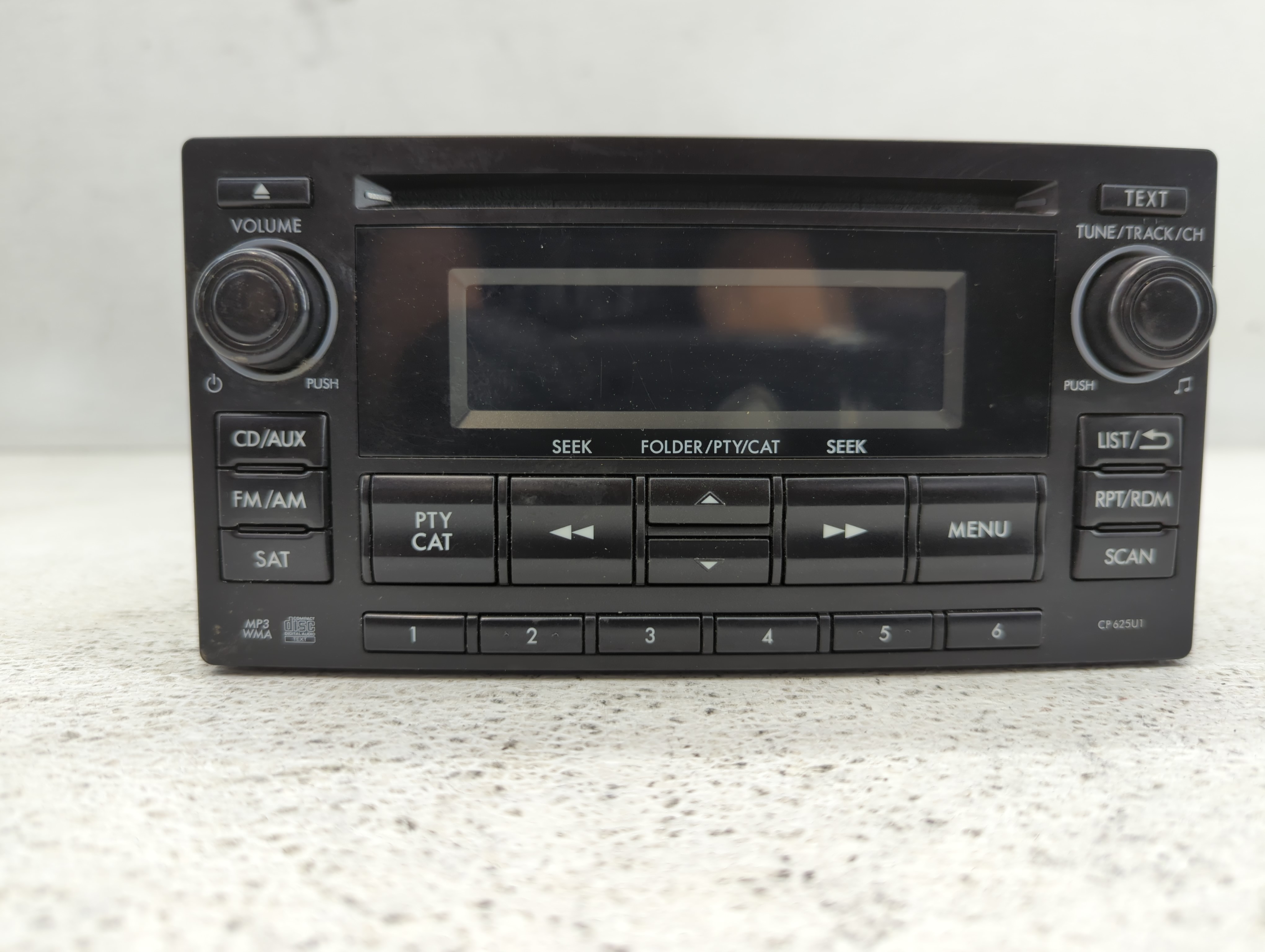 2012 Subaru Forester Am Fm Cd Player Radio Receiver 706164 - Oemusedautoparts1.com