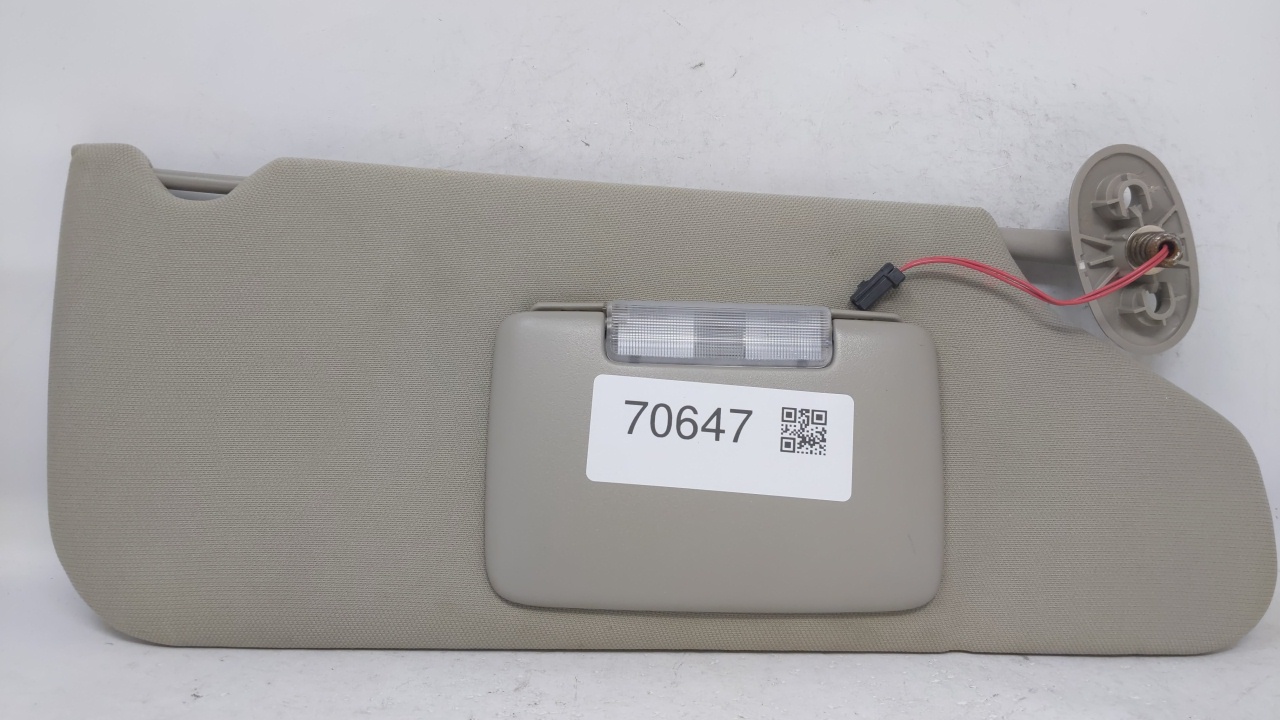 2005-2010 Jeep Cherokee Passenger Right Sun Visor Sunvisor Gray 70647 - Oemusedautoparts1.com