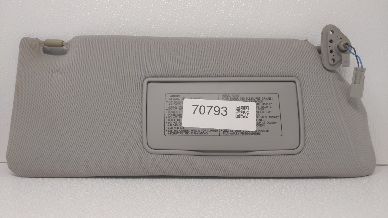 Picture of 2005 Honda Odyssey Passenger Sun Visor Mirror Right Sunvisor Gray 70793