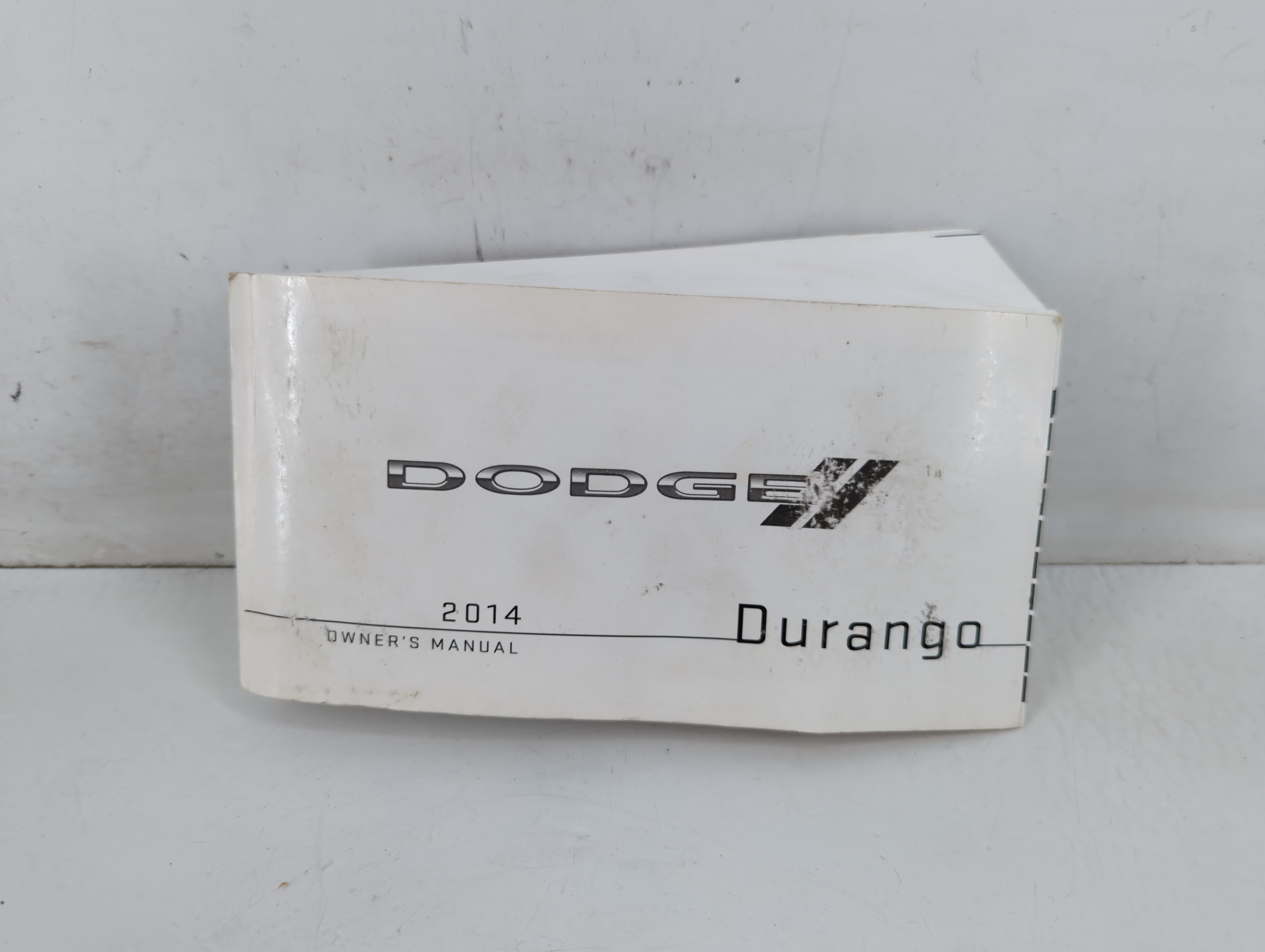 2014 Dodge Durango Owners Manual Book Guide 711665 - Oemusedautoparts1.com