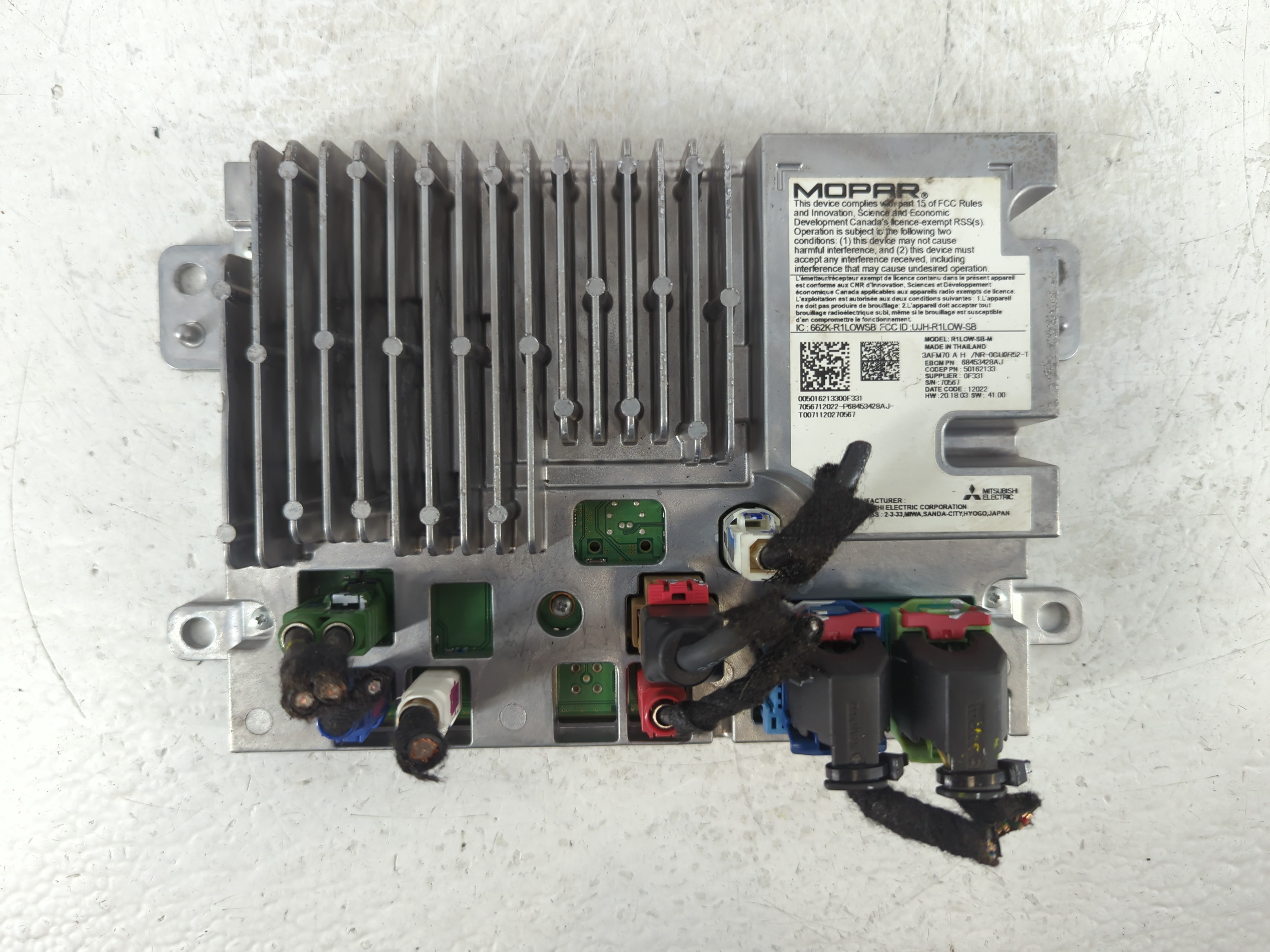 2022 Jeep Compass Am Fm Cd Player Radio Receiver 712858 - Oemusedautoparts1.com