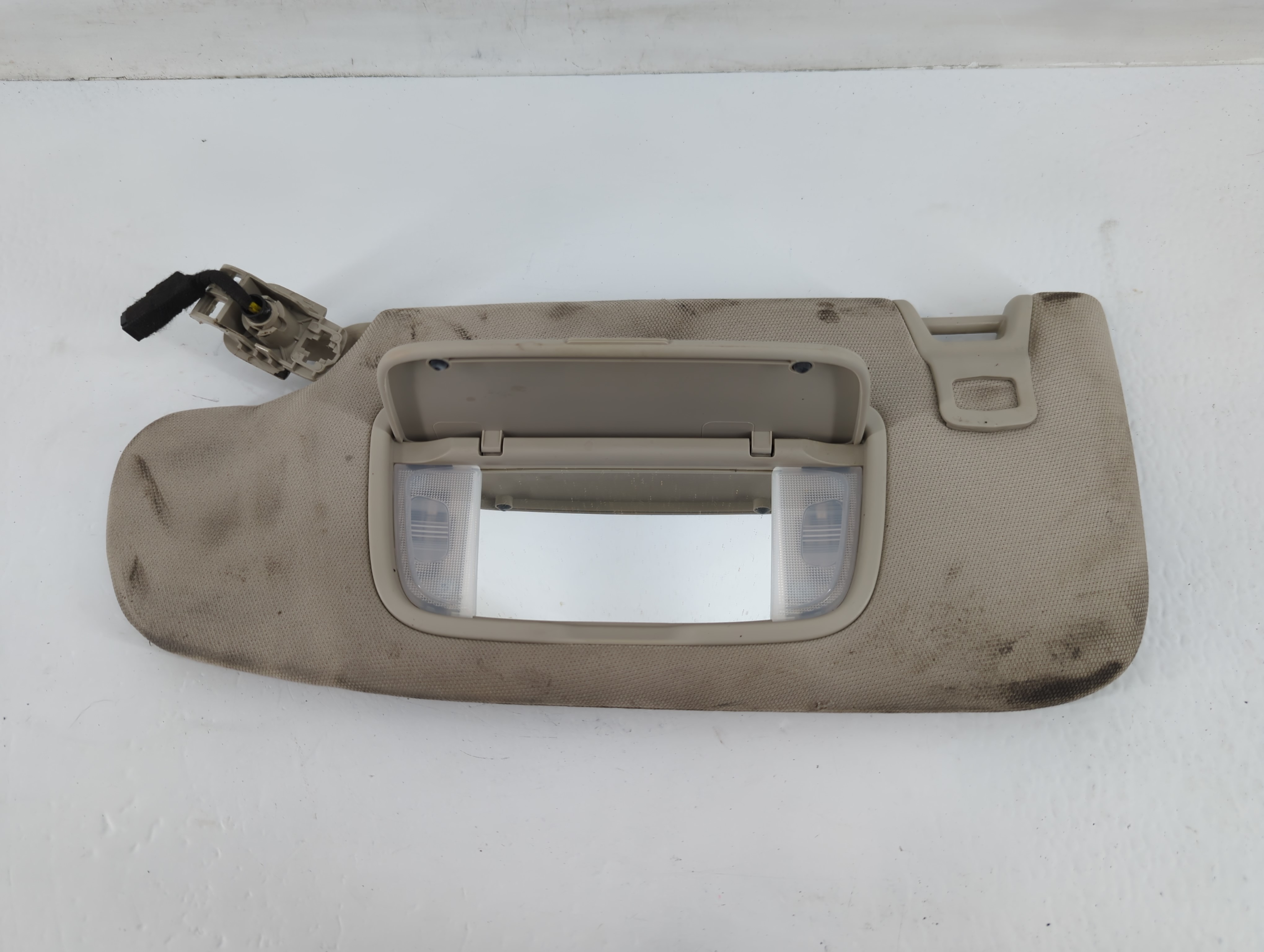 Picture of 2013-2014 Ford Fusion Driver Sun Visor Mirror Left Sunvisor Beige 713753