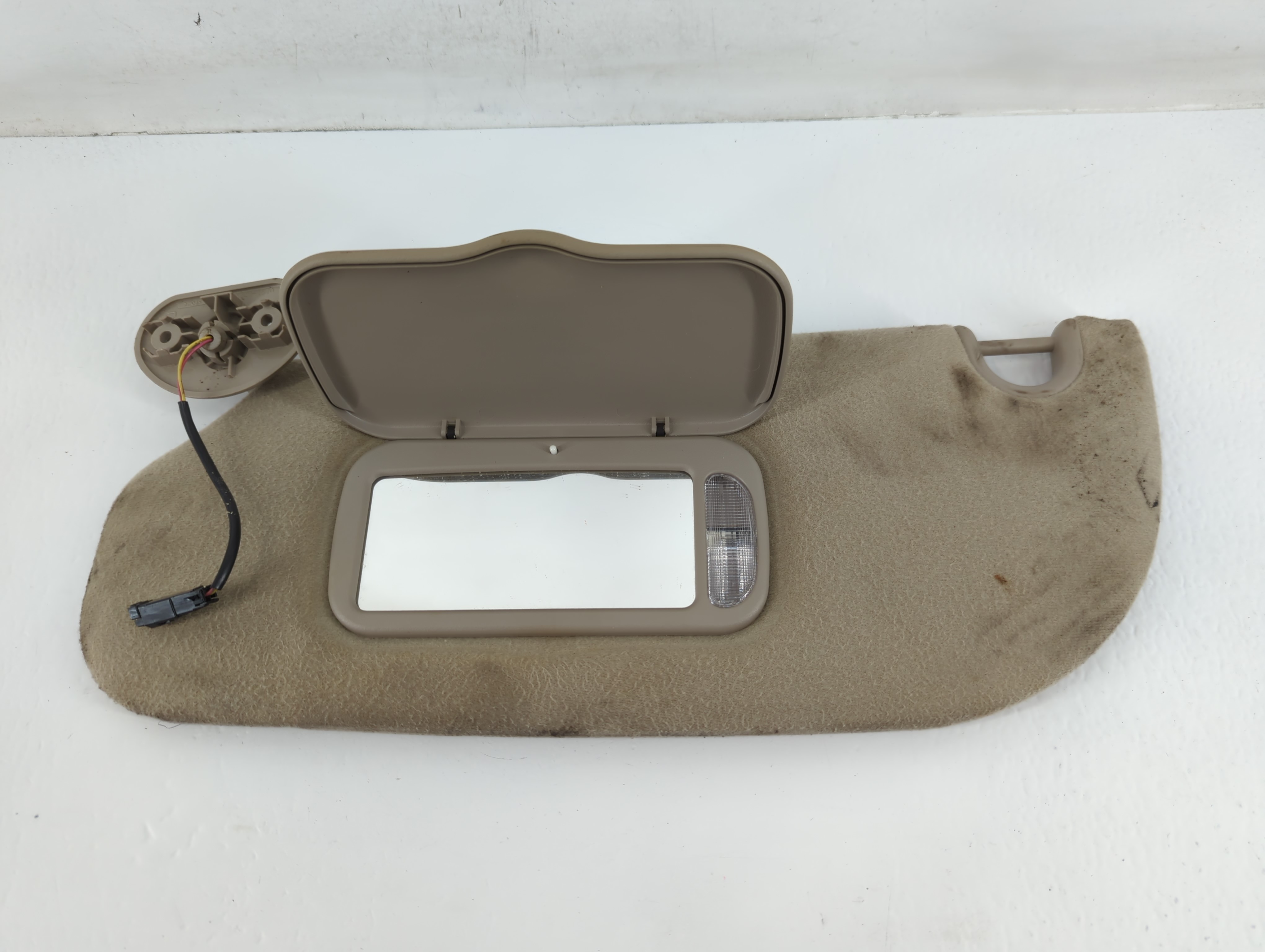 Picture of 2006-2009 Ford Explorer Driver Sun Visor Mirror Left Sunvisor Beige 713831