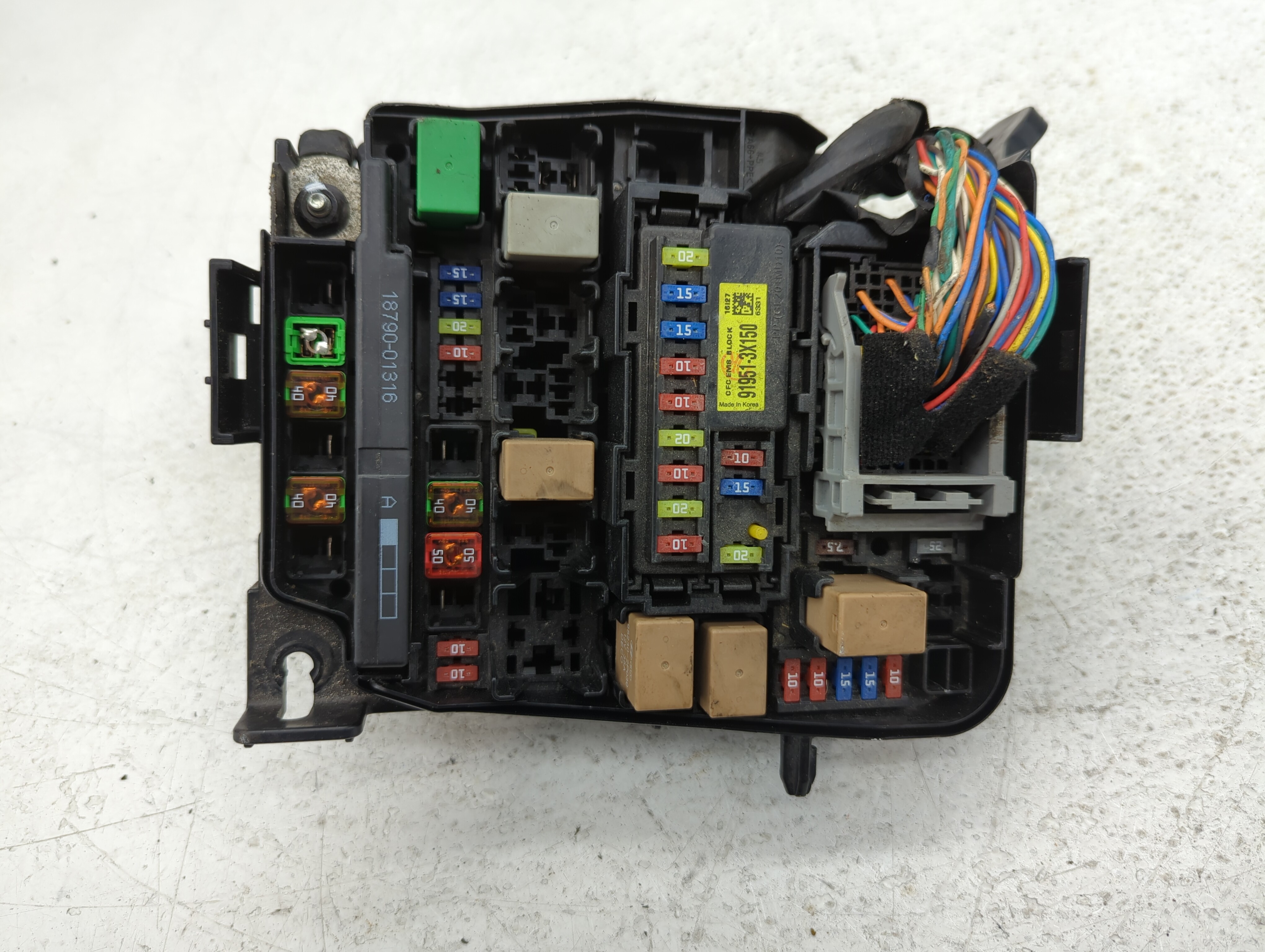 2017-2018 Kia Forte Fusebox Fuse Box Relay Module 91218 B0170 714602 - Oemusedautoparts1.com