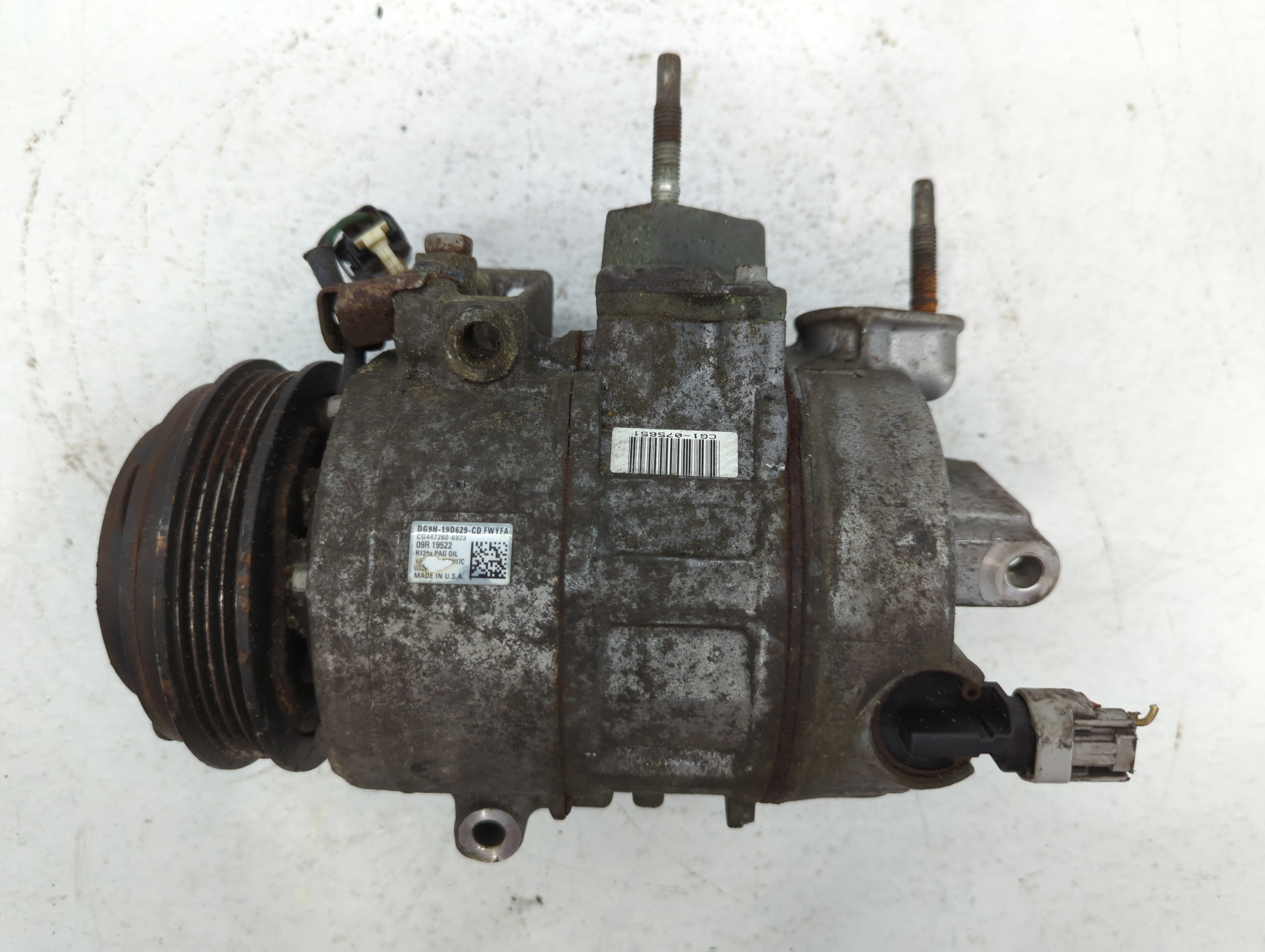 2013-2018 Ford Fusion Air Conditioning A/c Ac Compressor Oem 714613 - Oemusedautoparts1.com