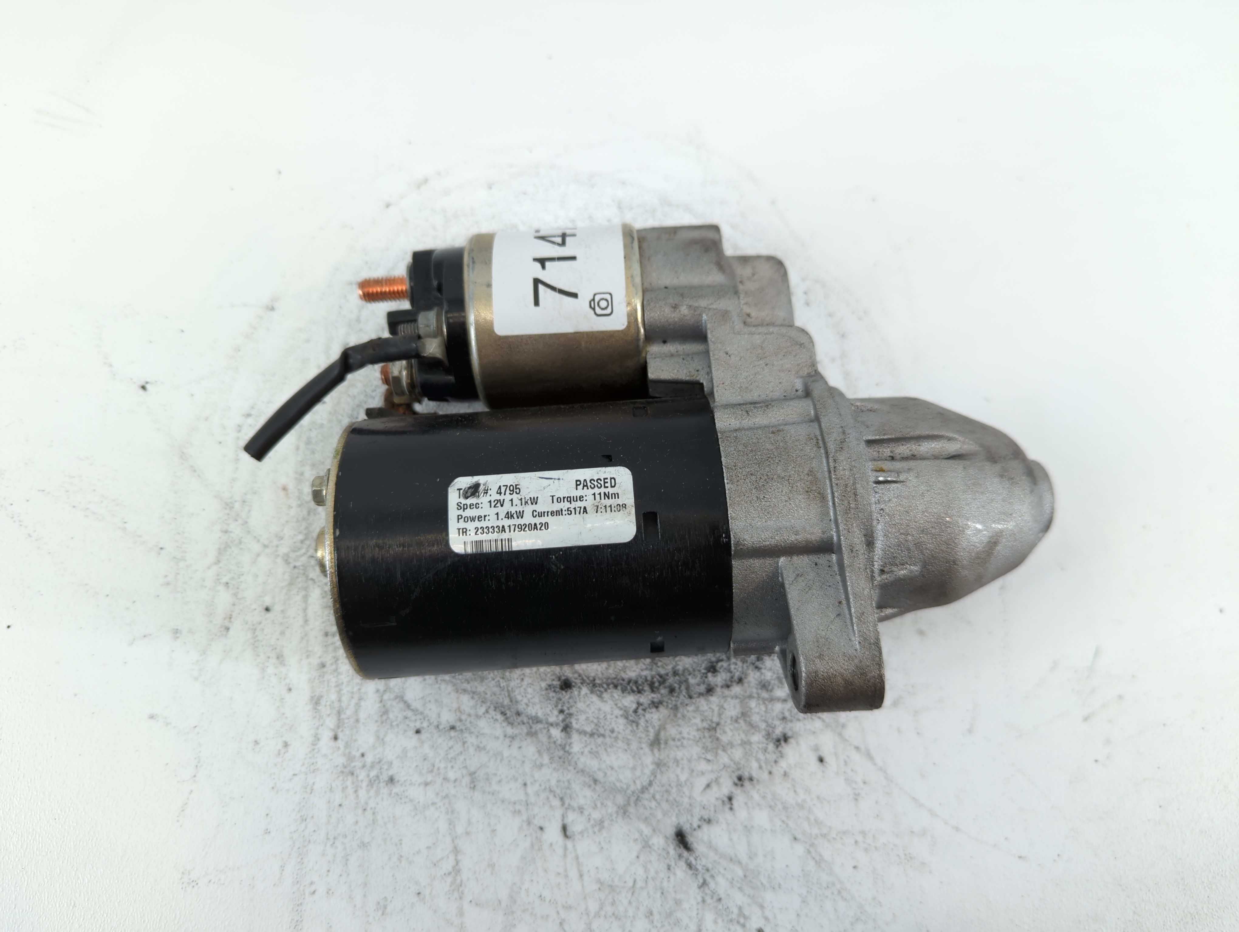 2011-2013 Bmw 328i Car Starter Motor Solenoid Oem 714735 - Oemusedautoparts1.com