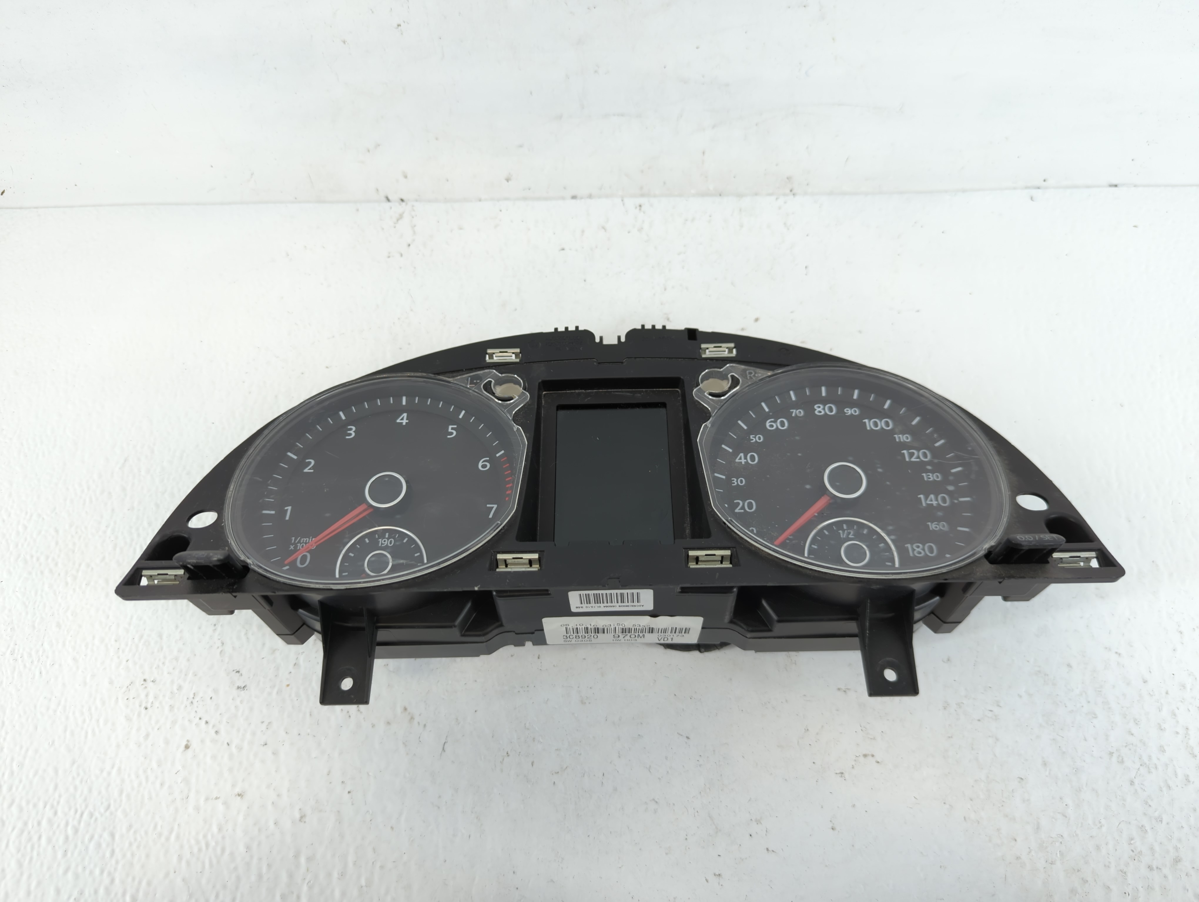 Picture of 2010-2011 Volkswagen Cc Speedometer Instrument Cluster Gauges 3c8920 970m 718010