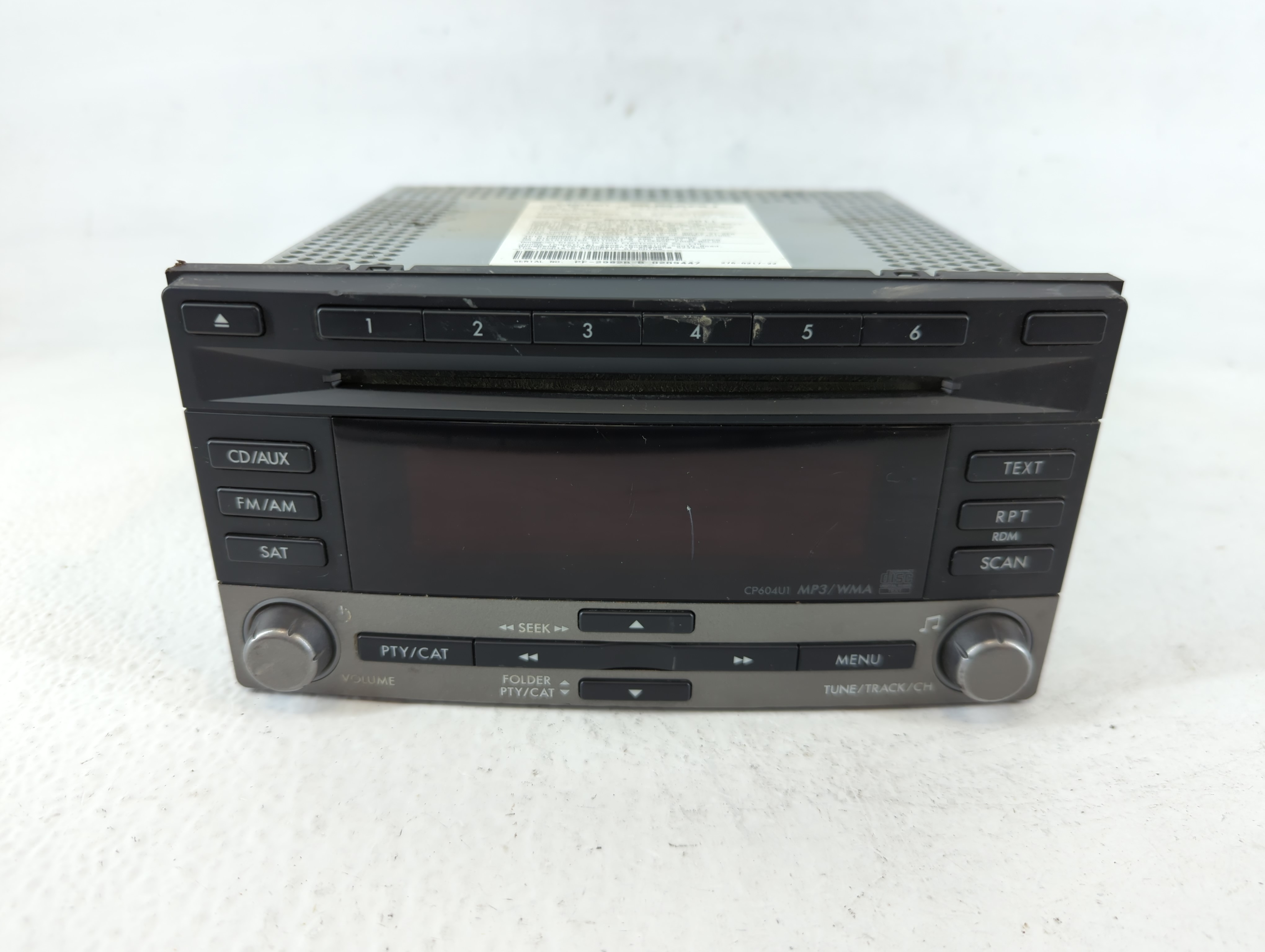 2012 Subaru Forester Am Fm Cd Player Radio Receiver 720062 - Oemusedautoparts1.com