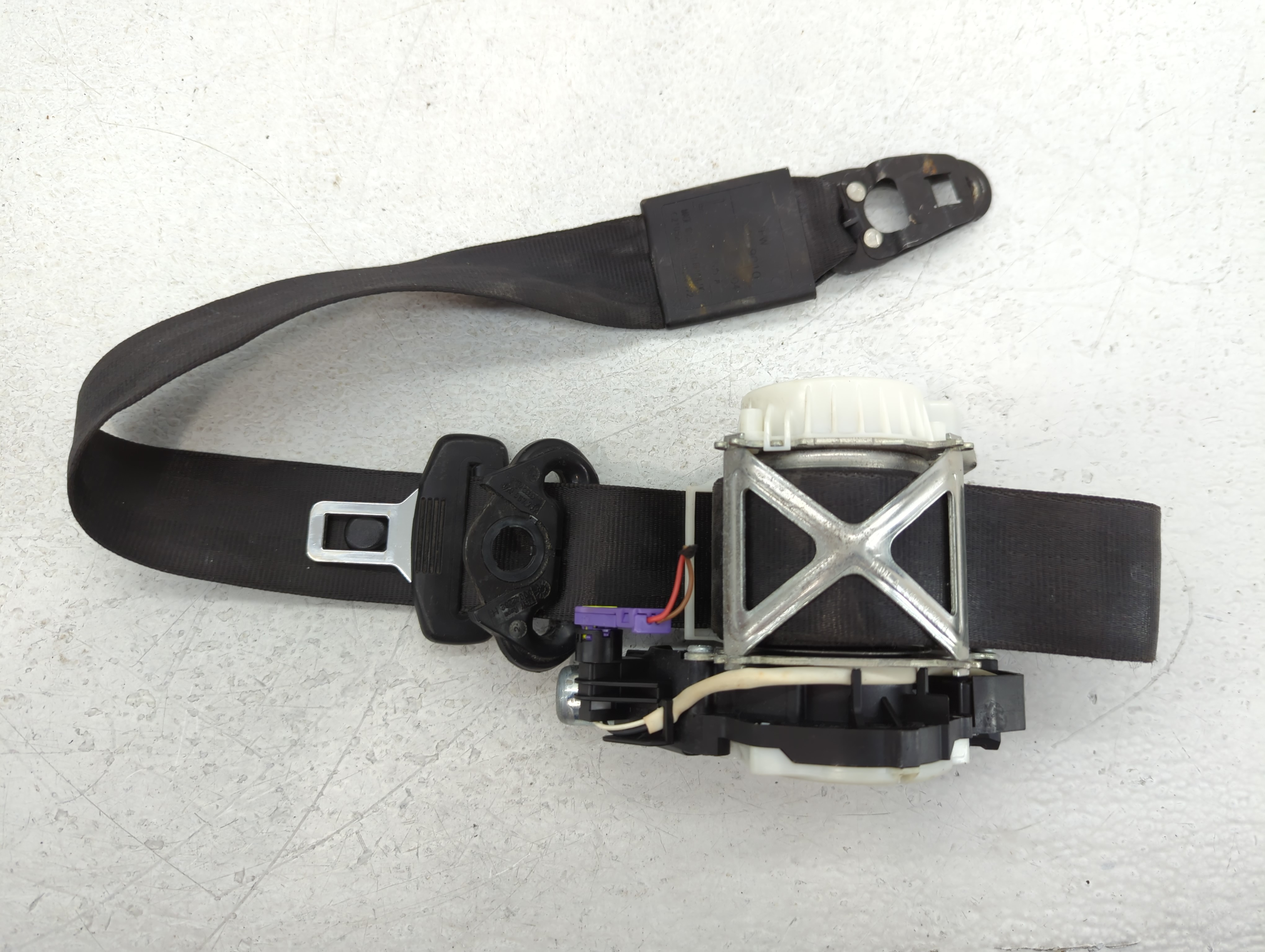 Picture of 2007-2015 Audi Q7 Driver Left Seat Belt Front Retractor Black 721716