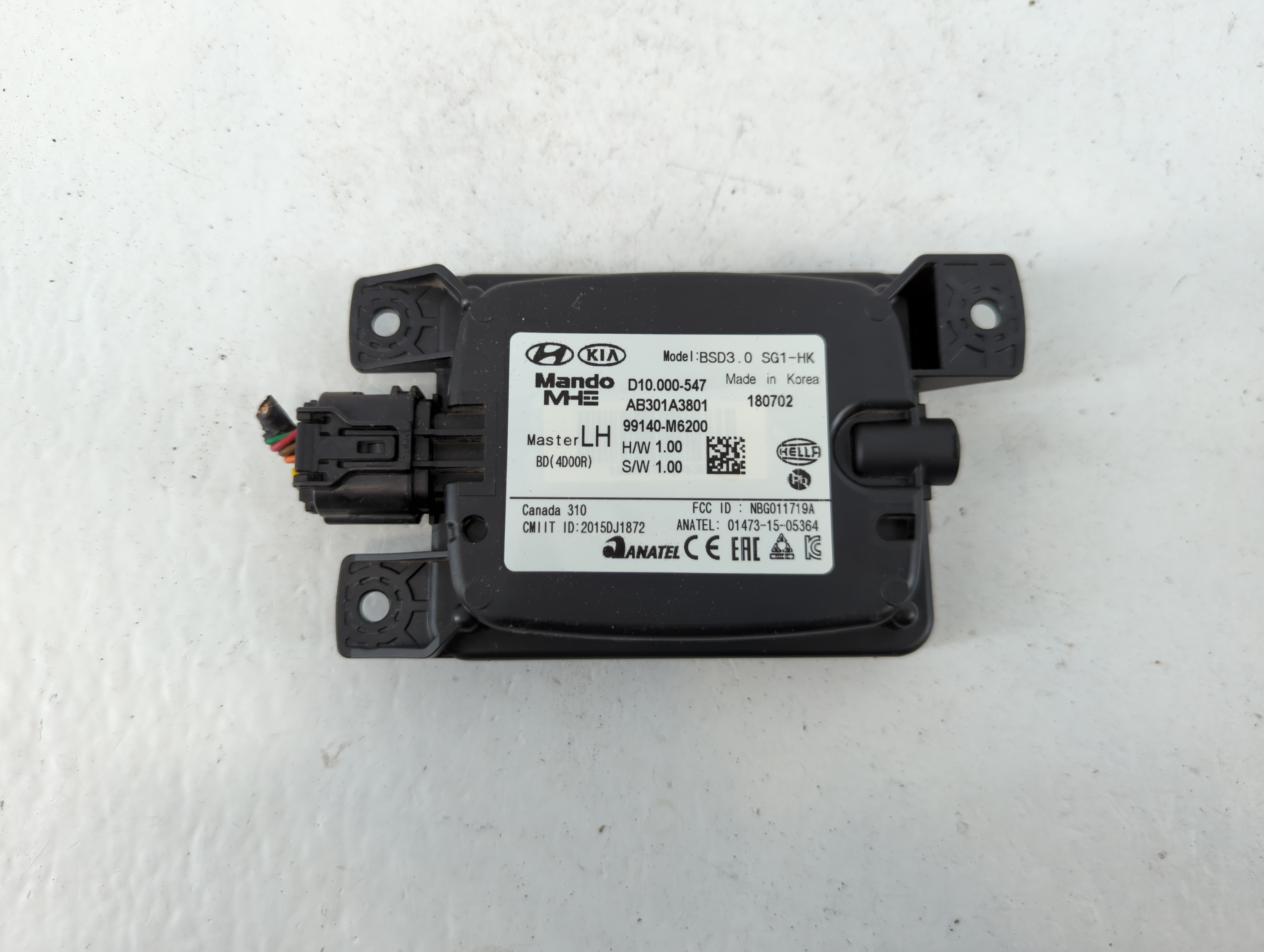 Picture of 2019 Kia Forte BLIND SPORT RADAR 722473