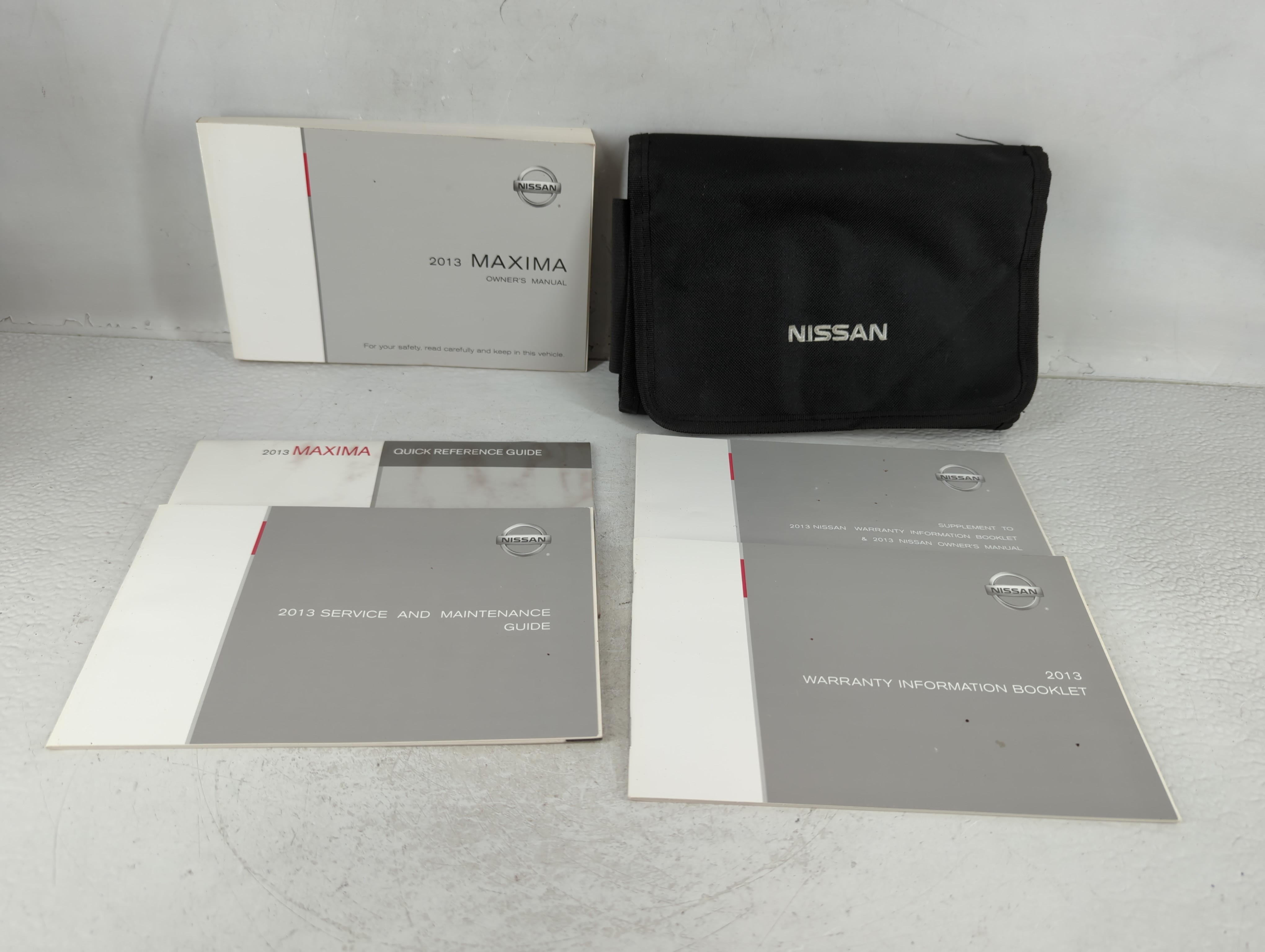 2013 Nissan Maxima Owners Manual Book Guide 723258 - Oemusedautoparts1.com