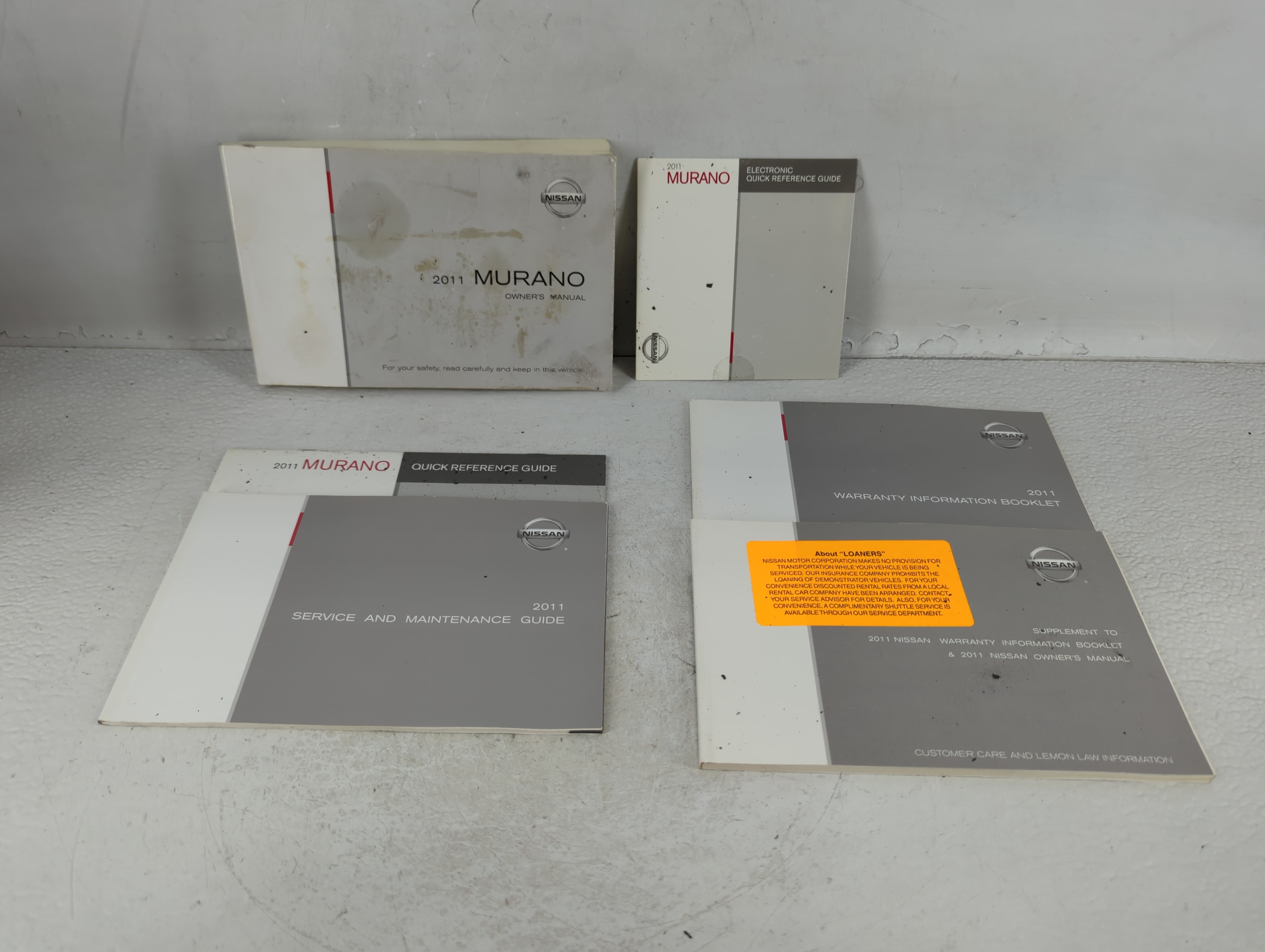 2011 Nissan Murano Owners Manual Book Guide 723493 - Oemusedautoparts1.com