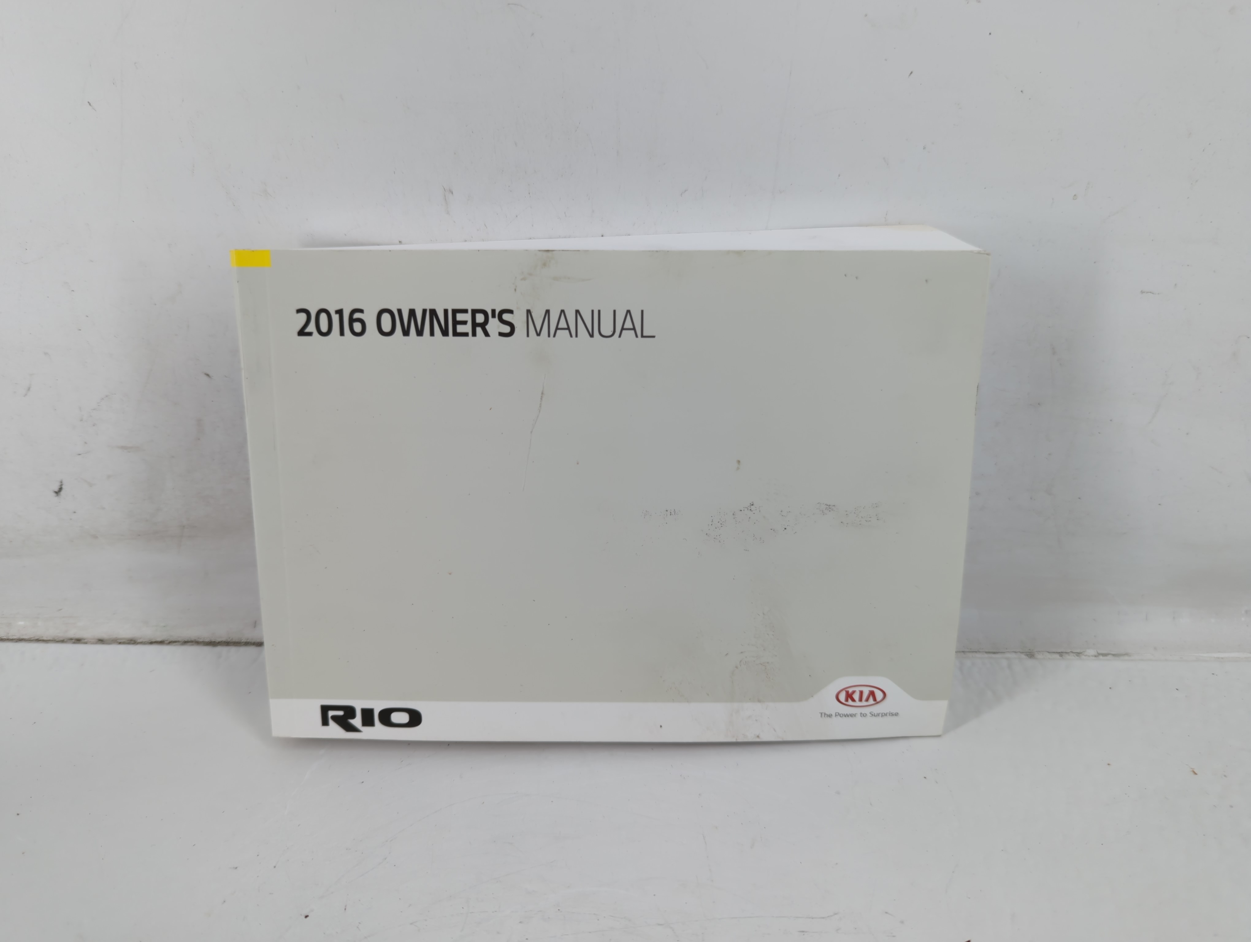 2016 Kia Rio Owners Manual Book Guide 723512 - Oemusedautoparts1.com