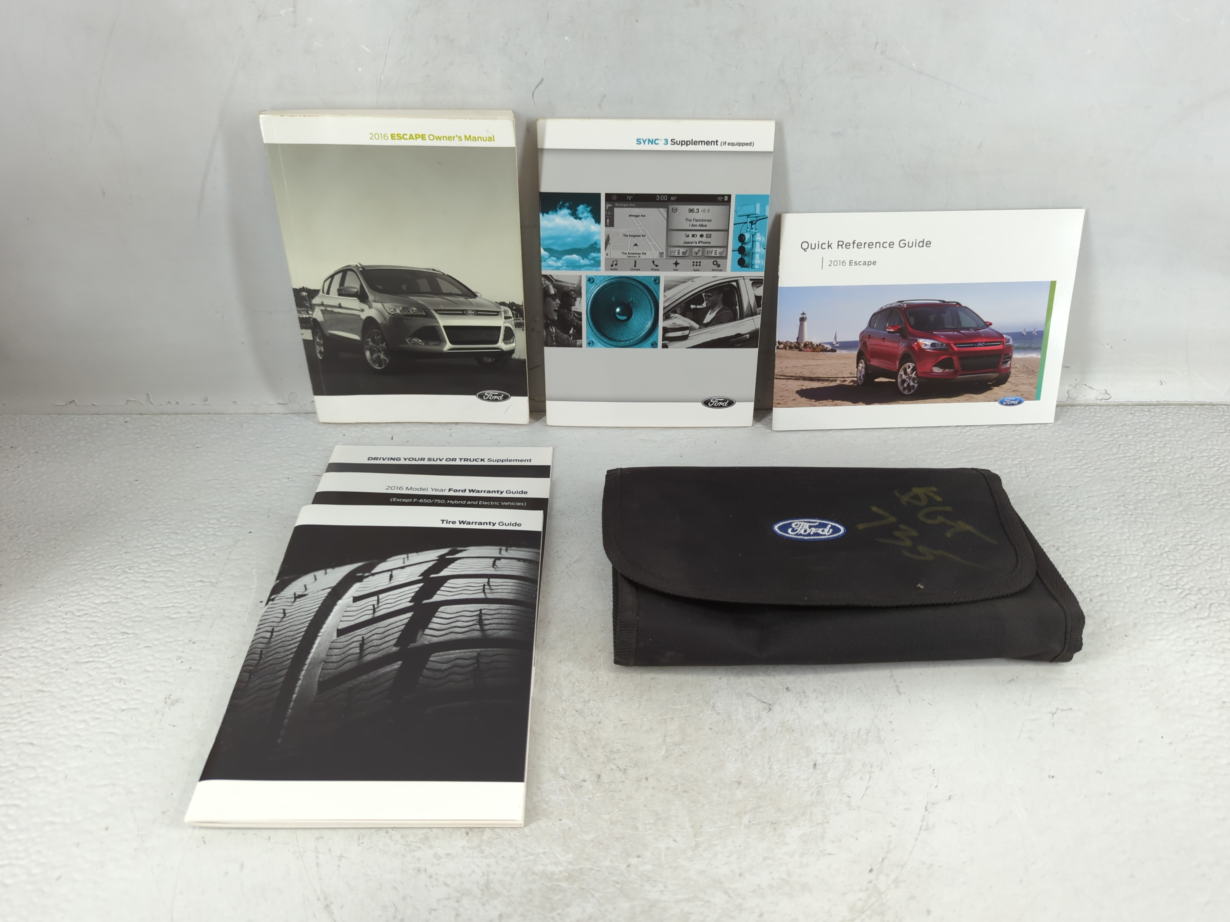 2016 Ford Escape Owners Manual Book Guide 723521 - Oemusedautoparts1.com