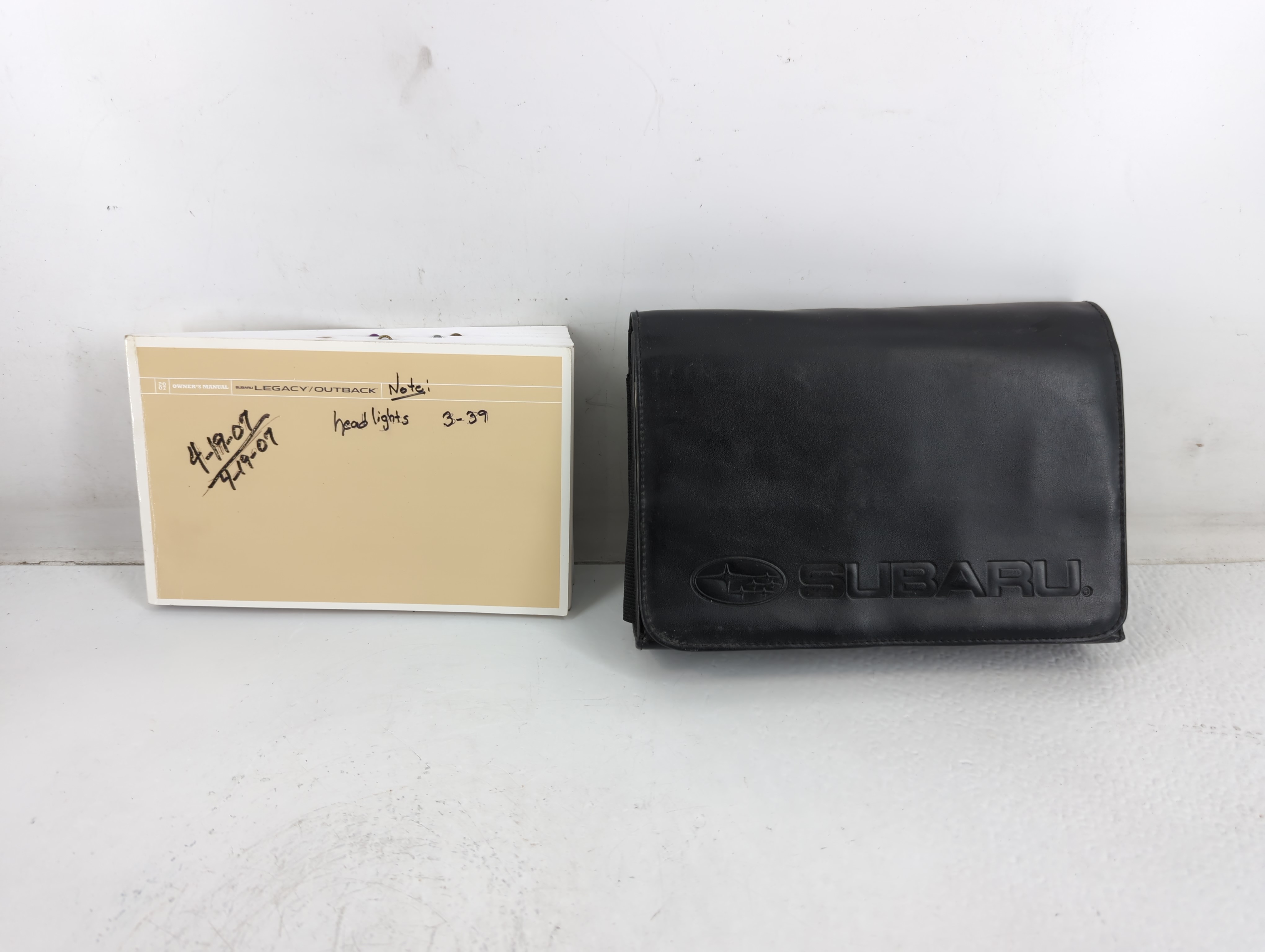 2007 Subaru Legacy Owners Manual Book Guide 723540 - Oemusedautoparts1.com