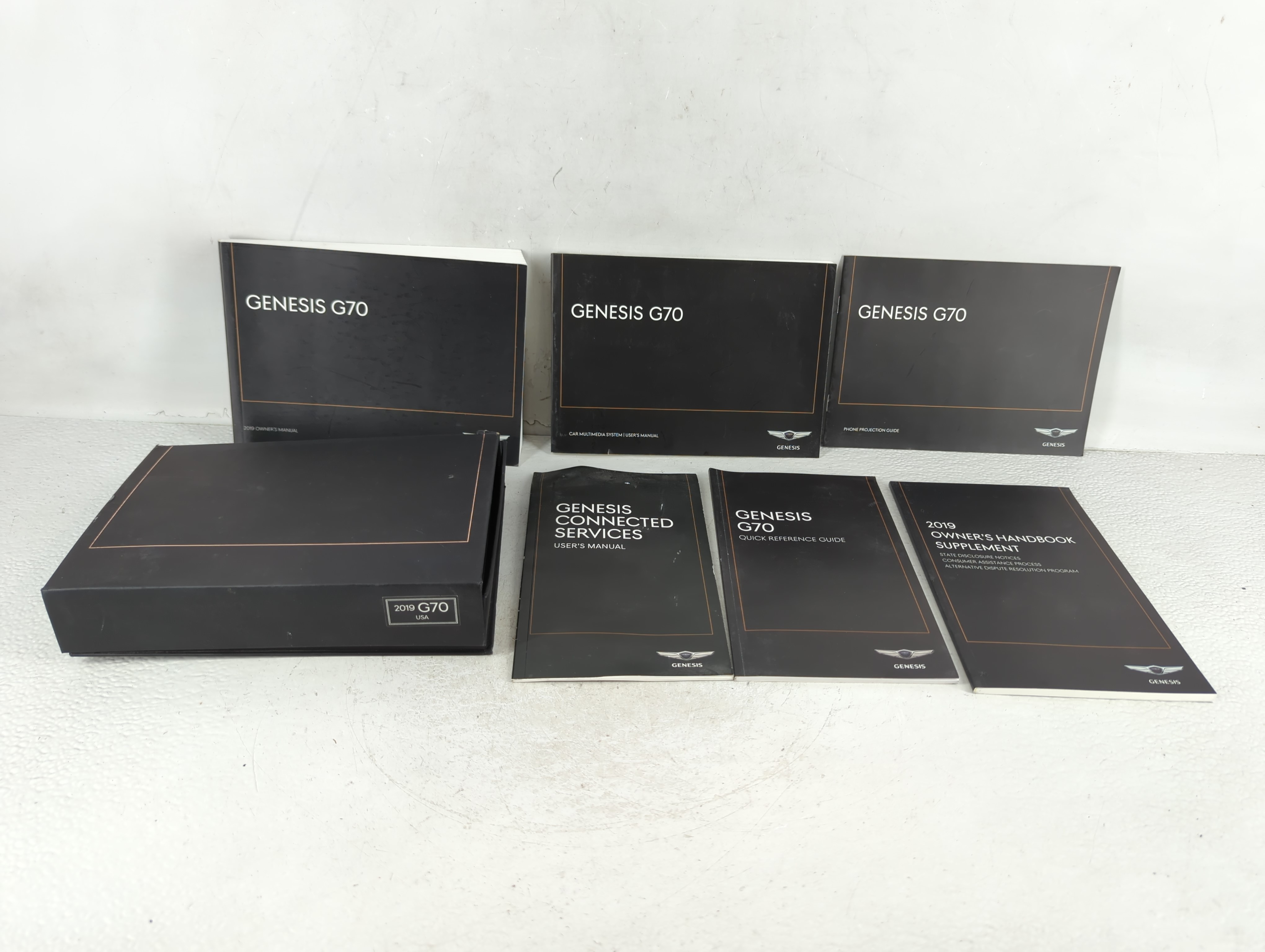 2019 Genesis G70 Owners Manual Book Guide 723612 - Oemusedautoparts1.com