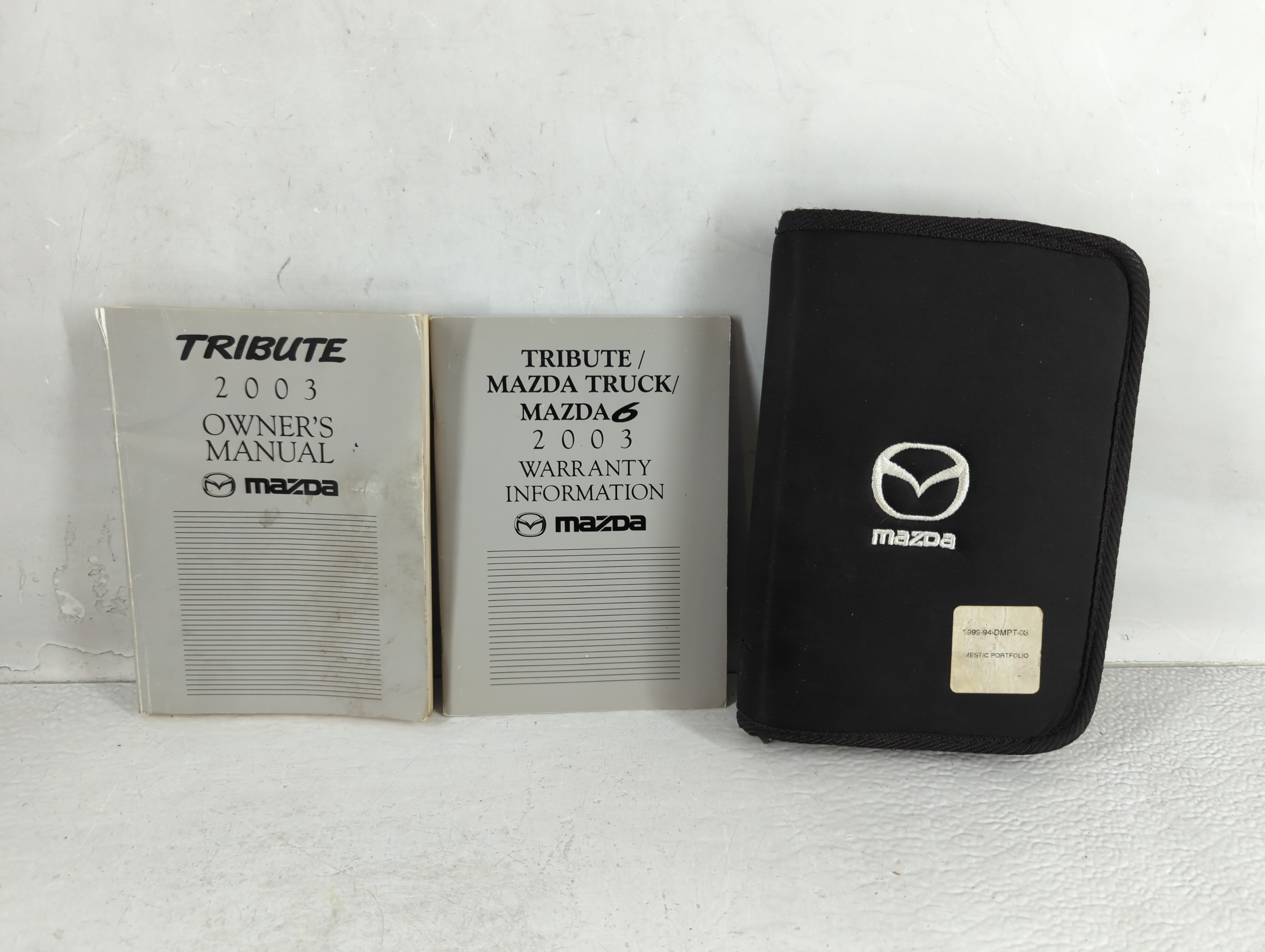 Picture of 2003 Mazda Tribute Owners Manual Book Guide 723615