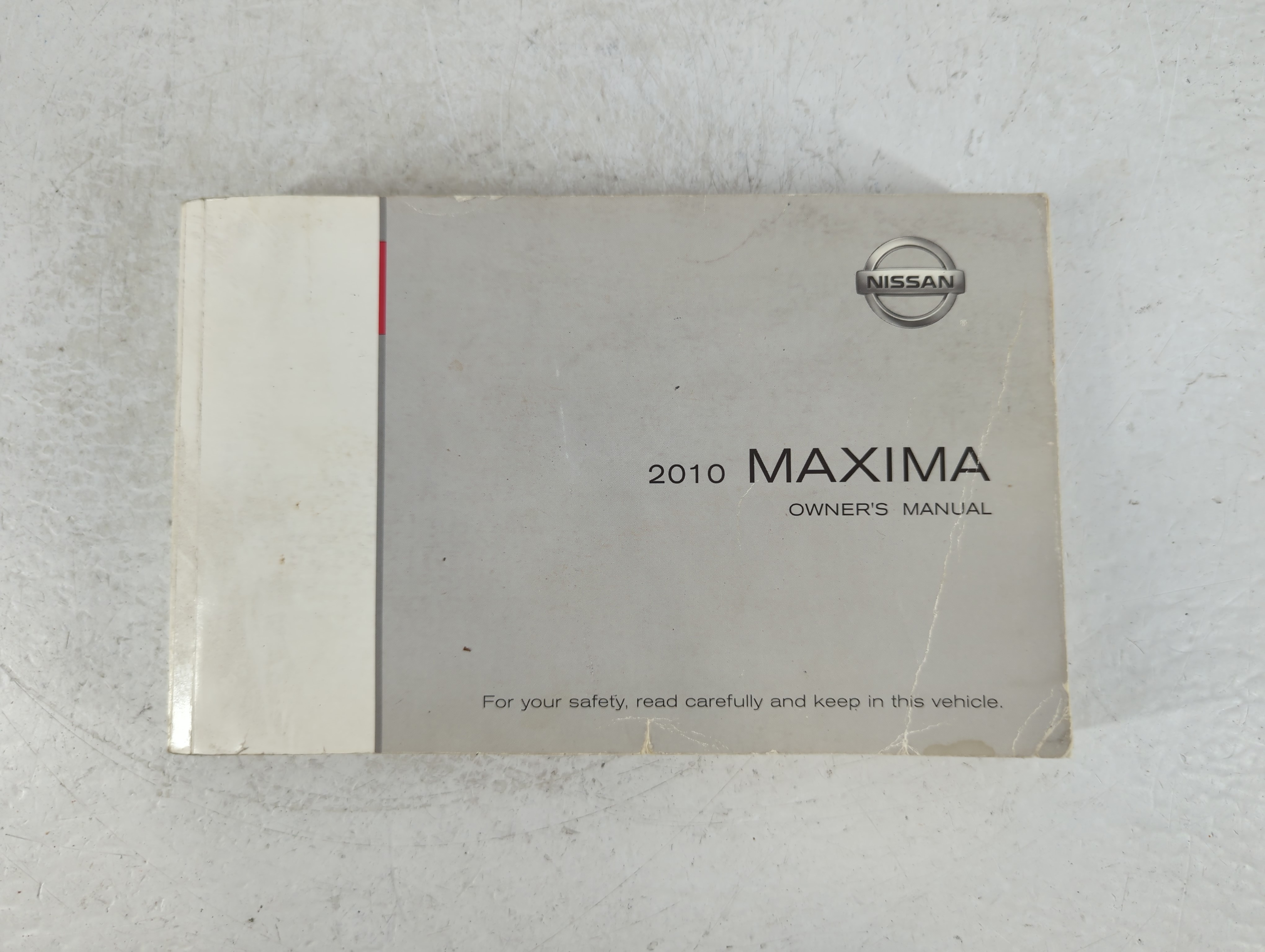 2010 Nissan Maxima Owners Manual Book Guide 723700 - Oemusedautoparts1.com