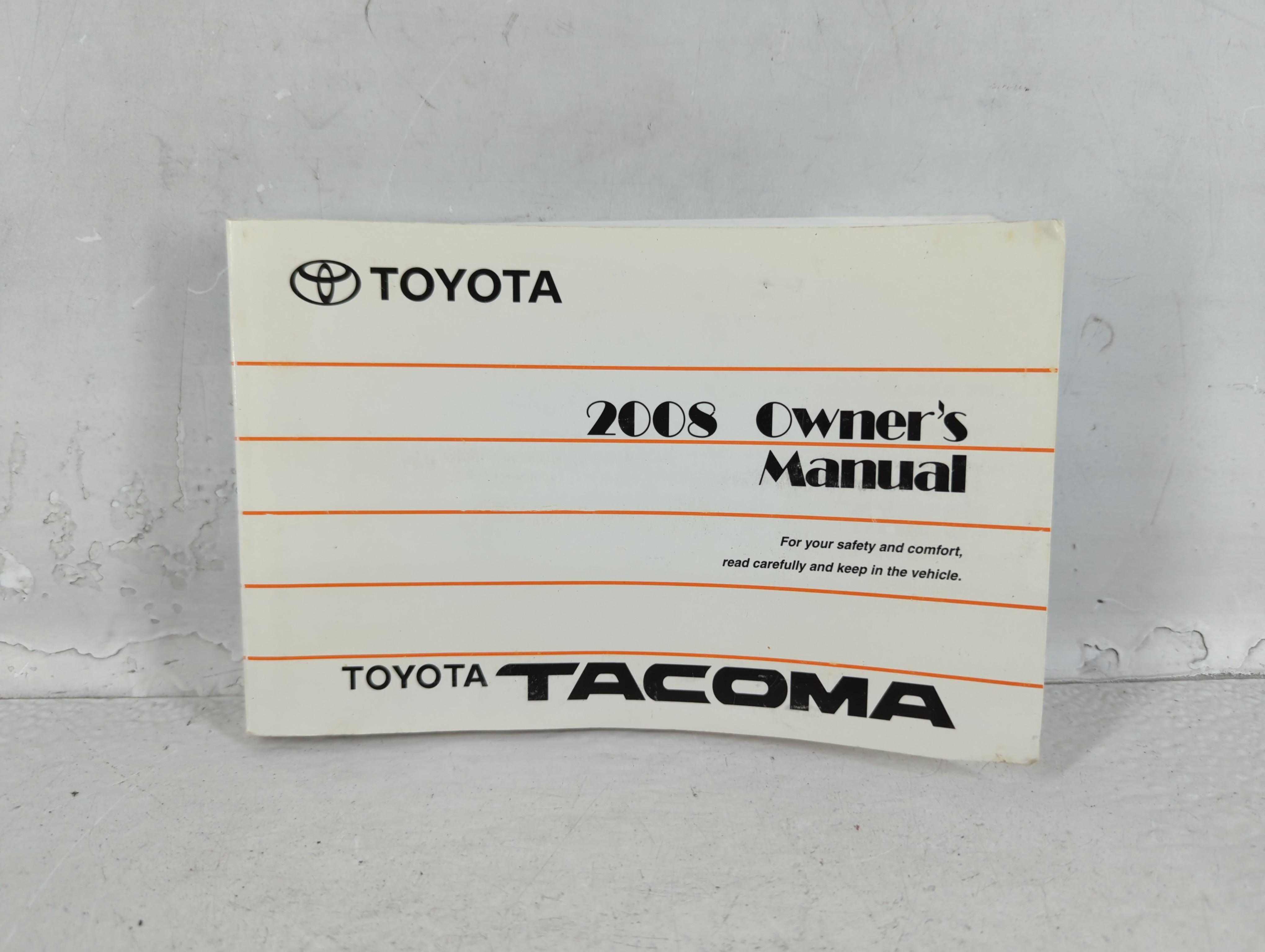 2008 Toyota Tacoma Owners Manual Book Guide 723757 - Oemusedautoparts1.com