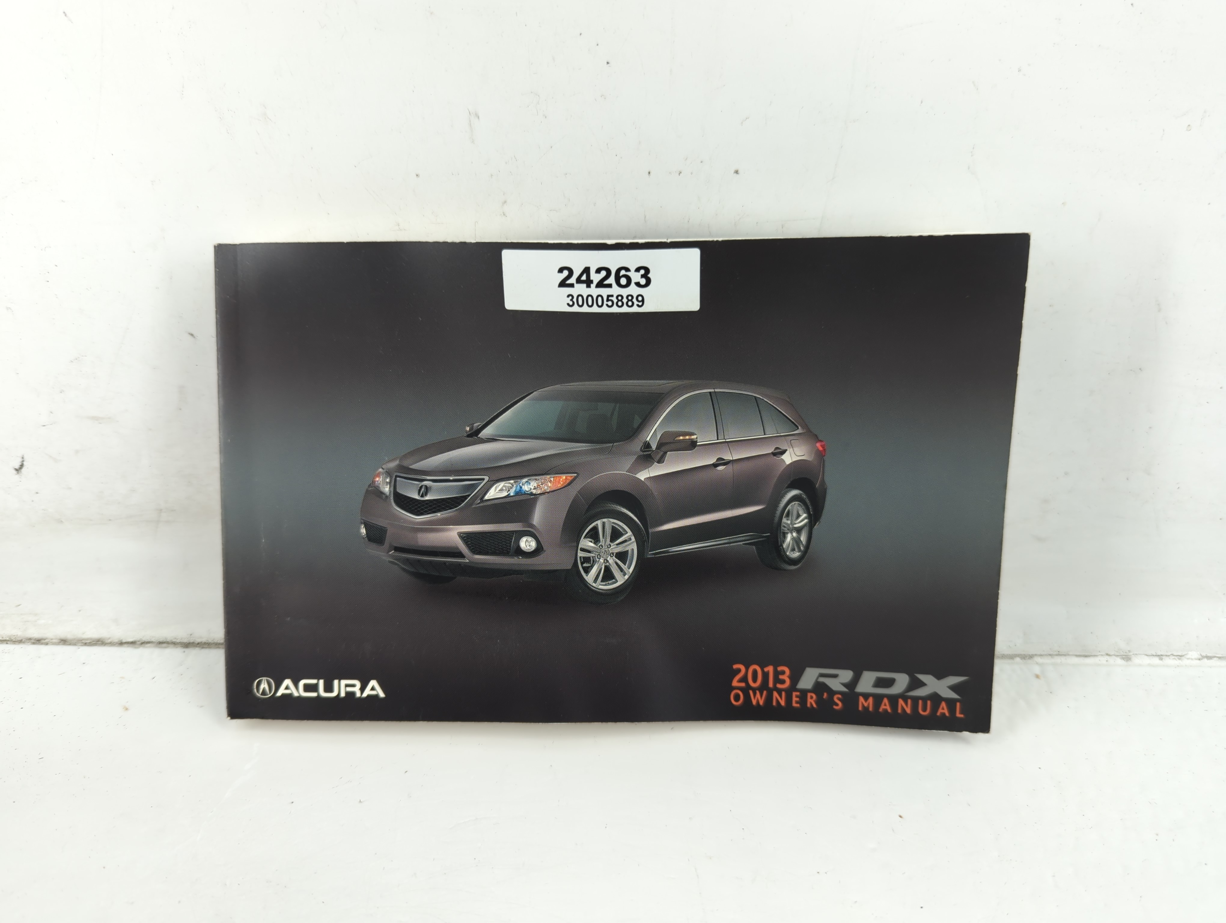 Picture of 2013 Acura Rdx Owners Manual Book Guide 724305