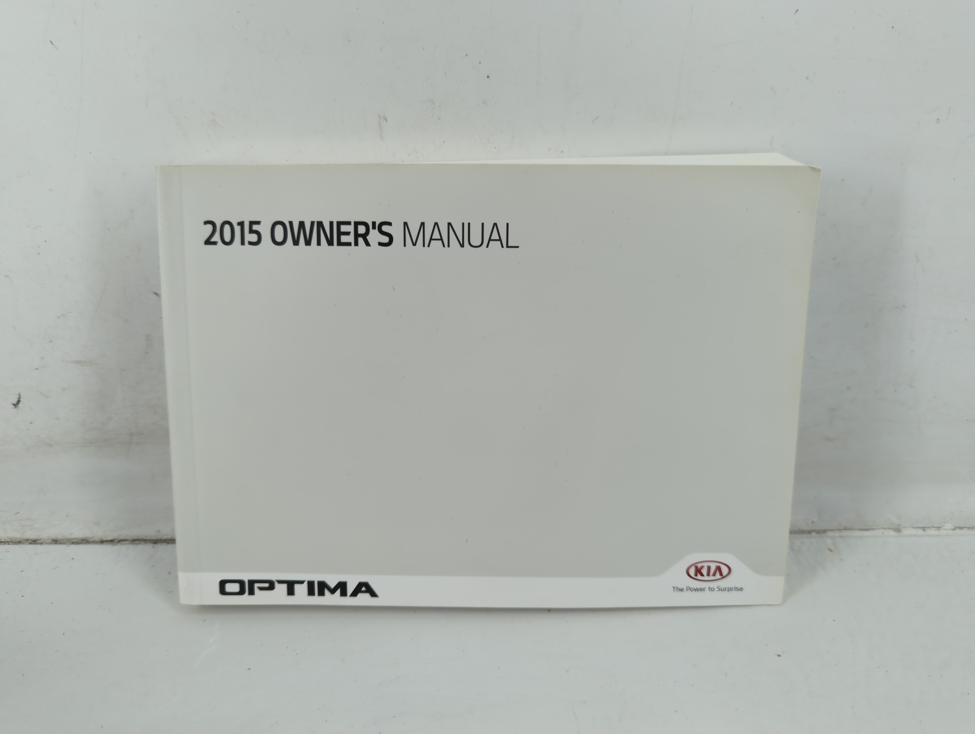 2015 Kia Optima Owners Manual Book Guide 724306 - Oemusedautoparts1.com