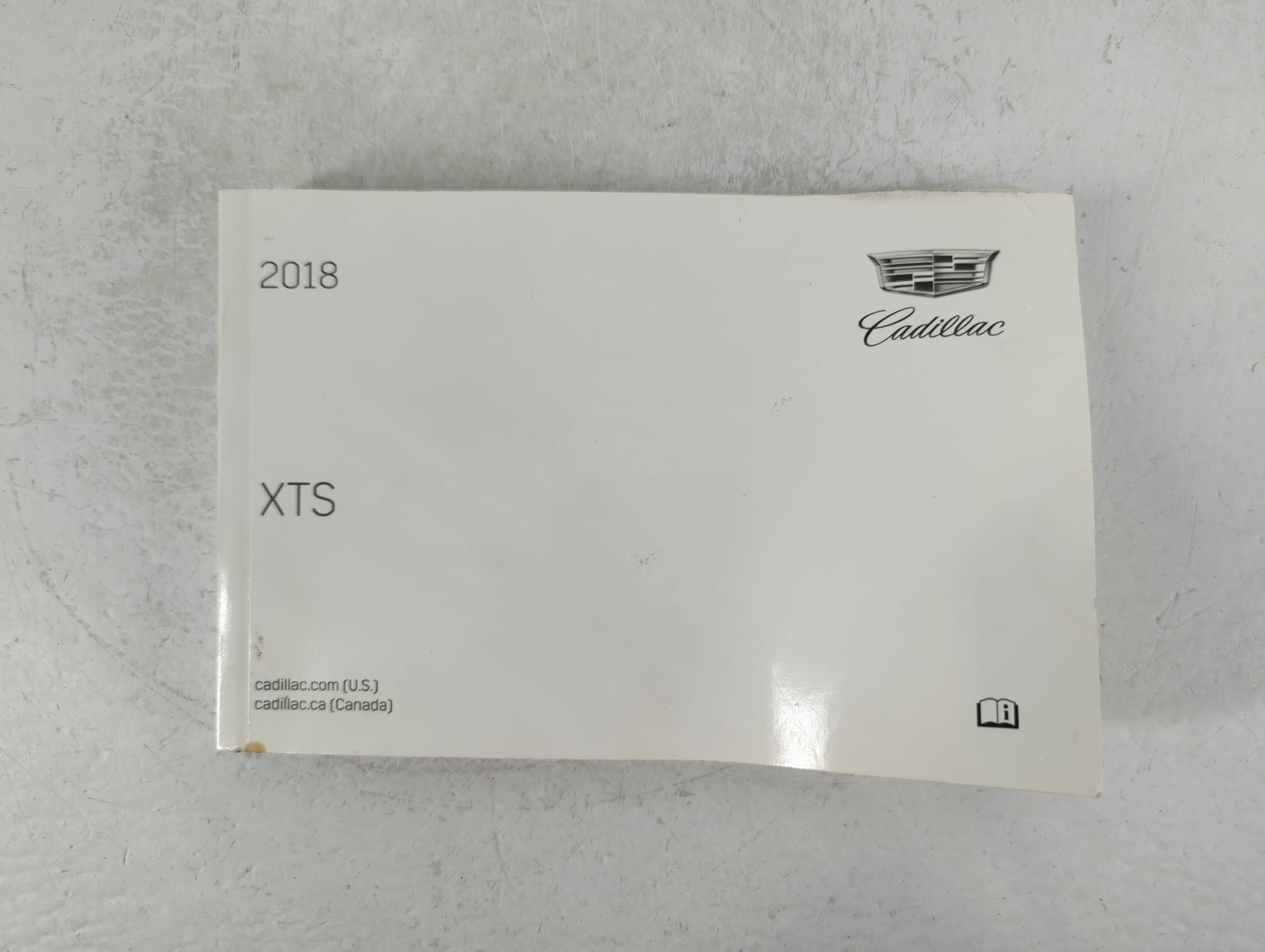 2018 Cadillac Xts Owners Manual Book Guide 724315 - Oemusedautoparts1.com
