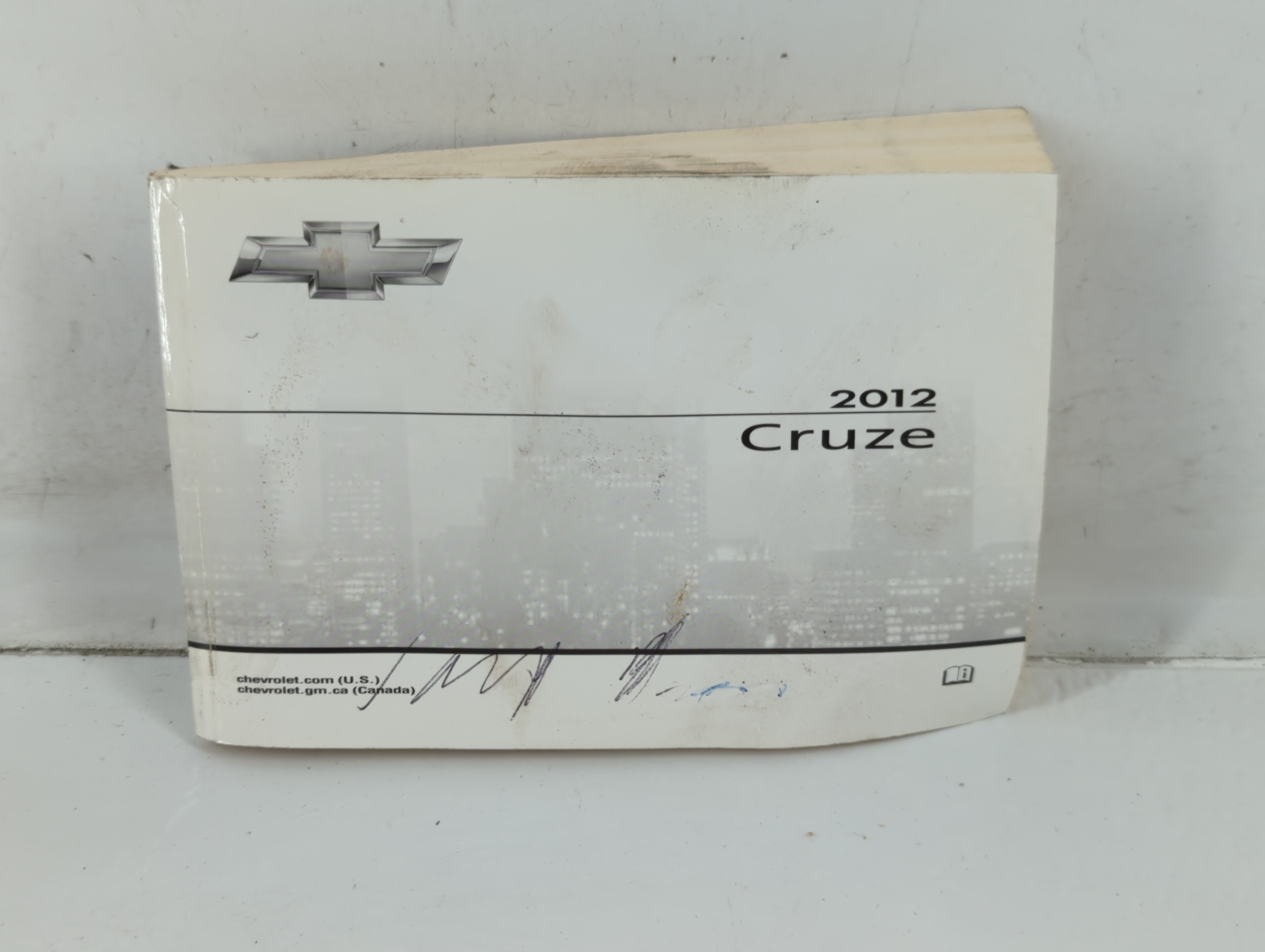 2012 Chevrolet Cruze Owners Manual Book Guide 724334 - Oemusedautoparts1.com