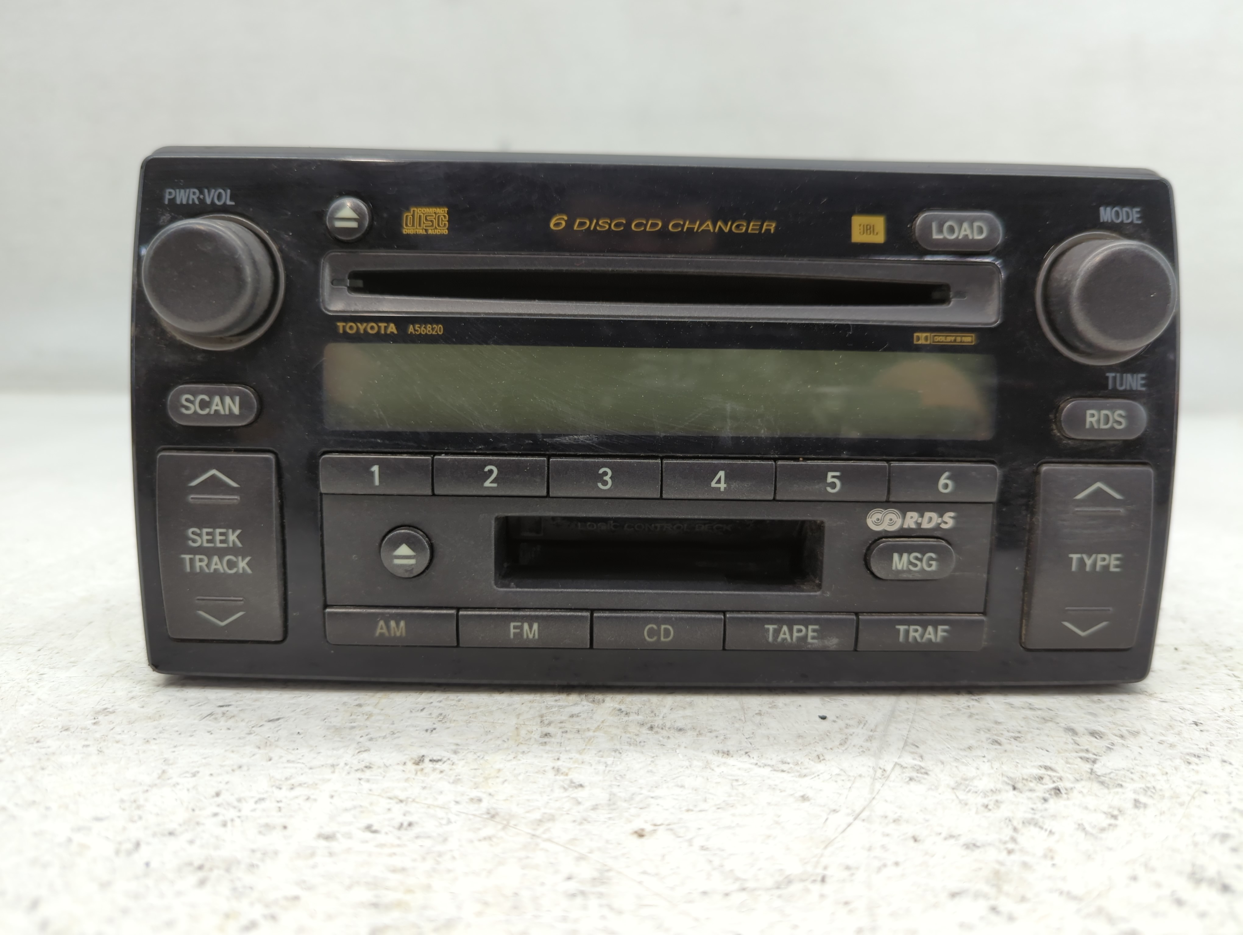 2002-2004 Toyota Camry Am Fm Cd Player Radio Receiver 725293 - Oemusedautoparts1.com