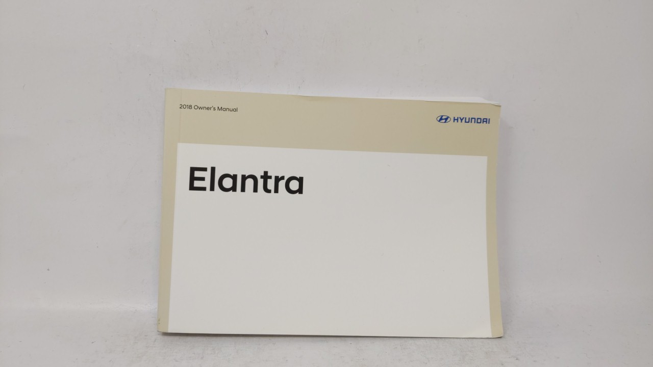 Picture of 2018 Hyundai Elantra Owners Manual Book Guide 73409