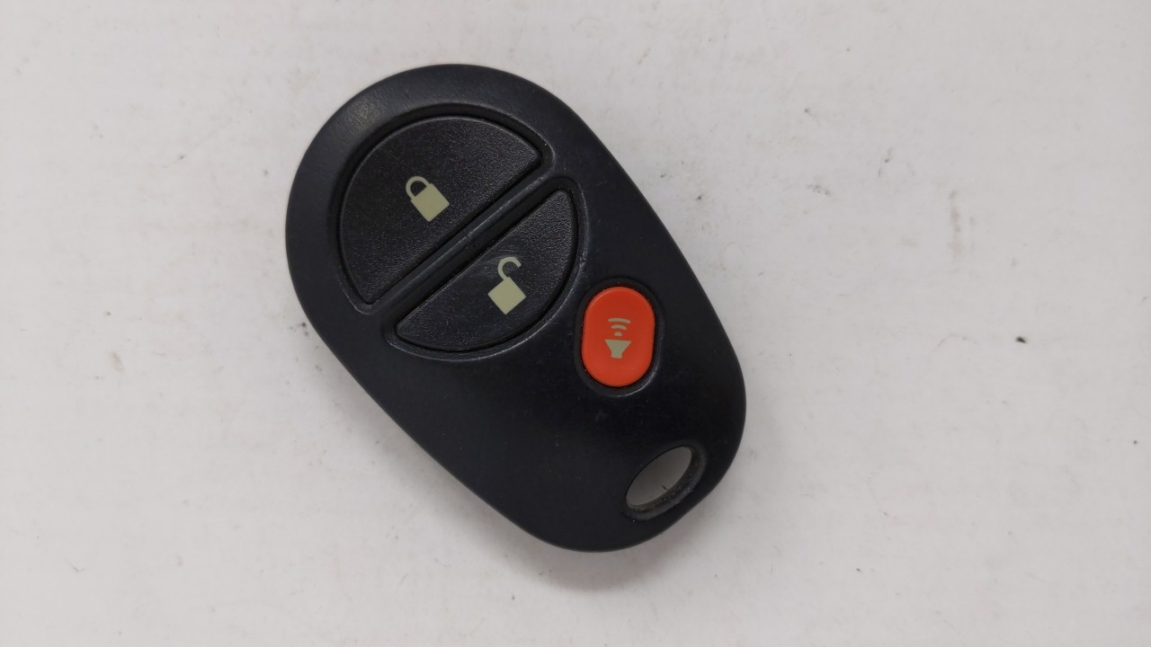Toyota Keyless Entry Remote Fob Gq43vt20t 3 Buttons 93530 - Oemusedautoparts1.com
